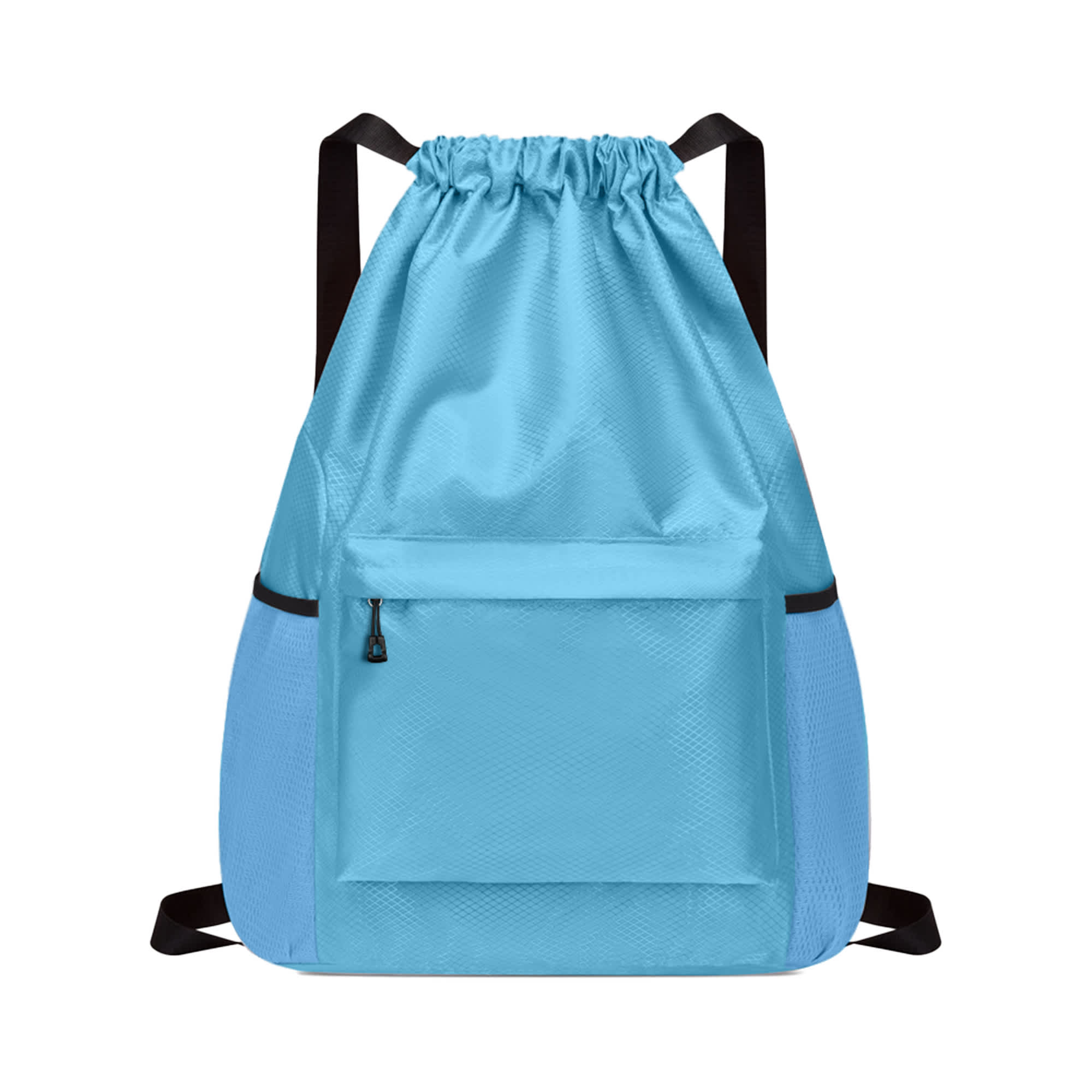 Multi-Pocket Drawstring Backpack