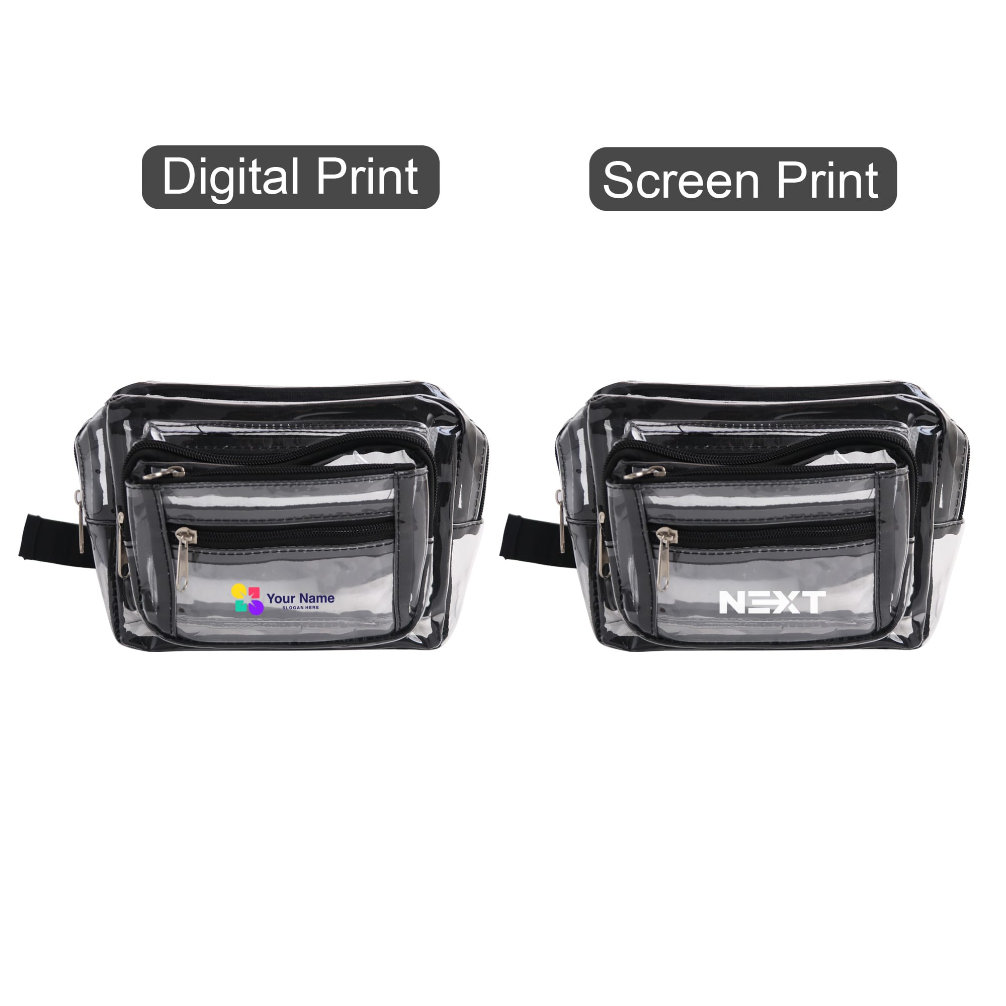 Multi Layer Transparent Waist Bag