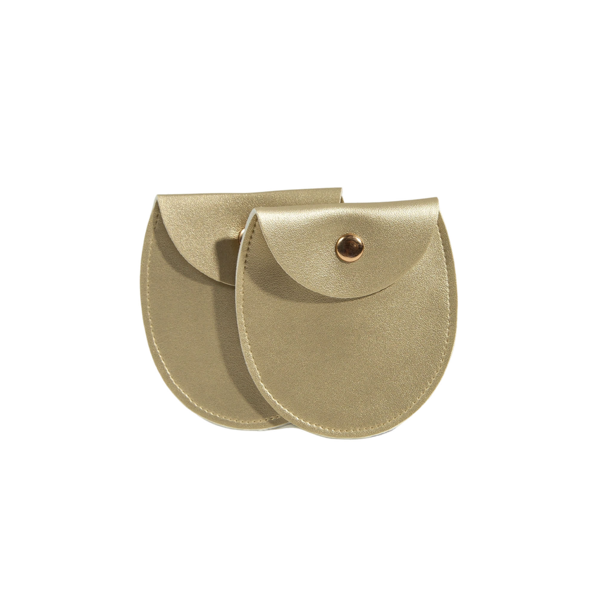 Oval PU Leather Jewellery Pouch