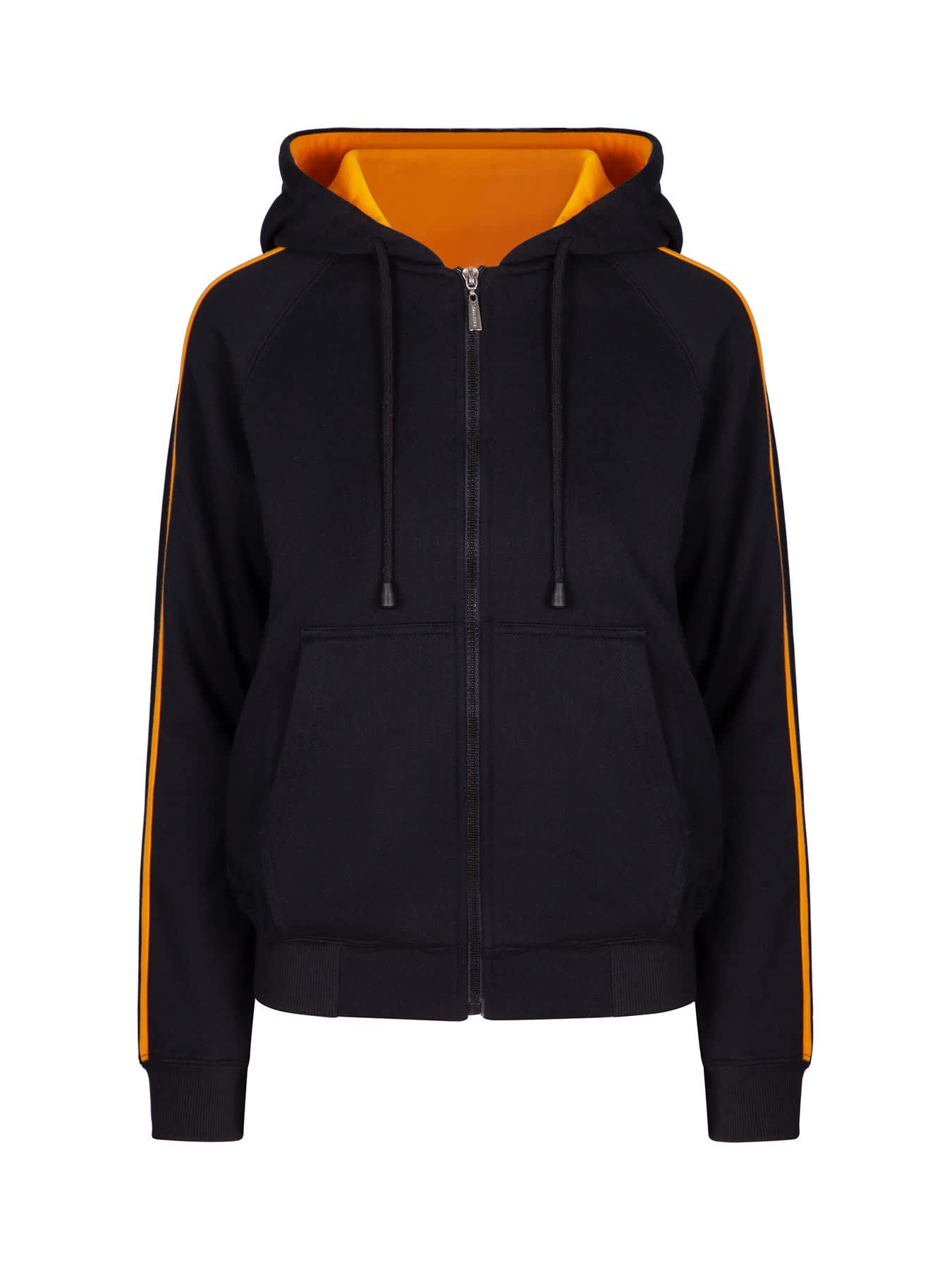 Womens/Junior stripe sleeves Hoodies