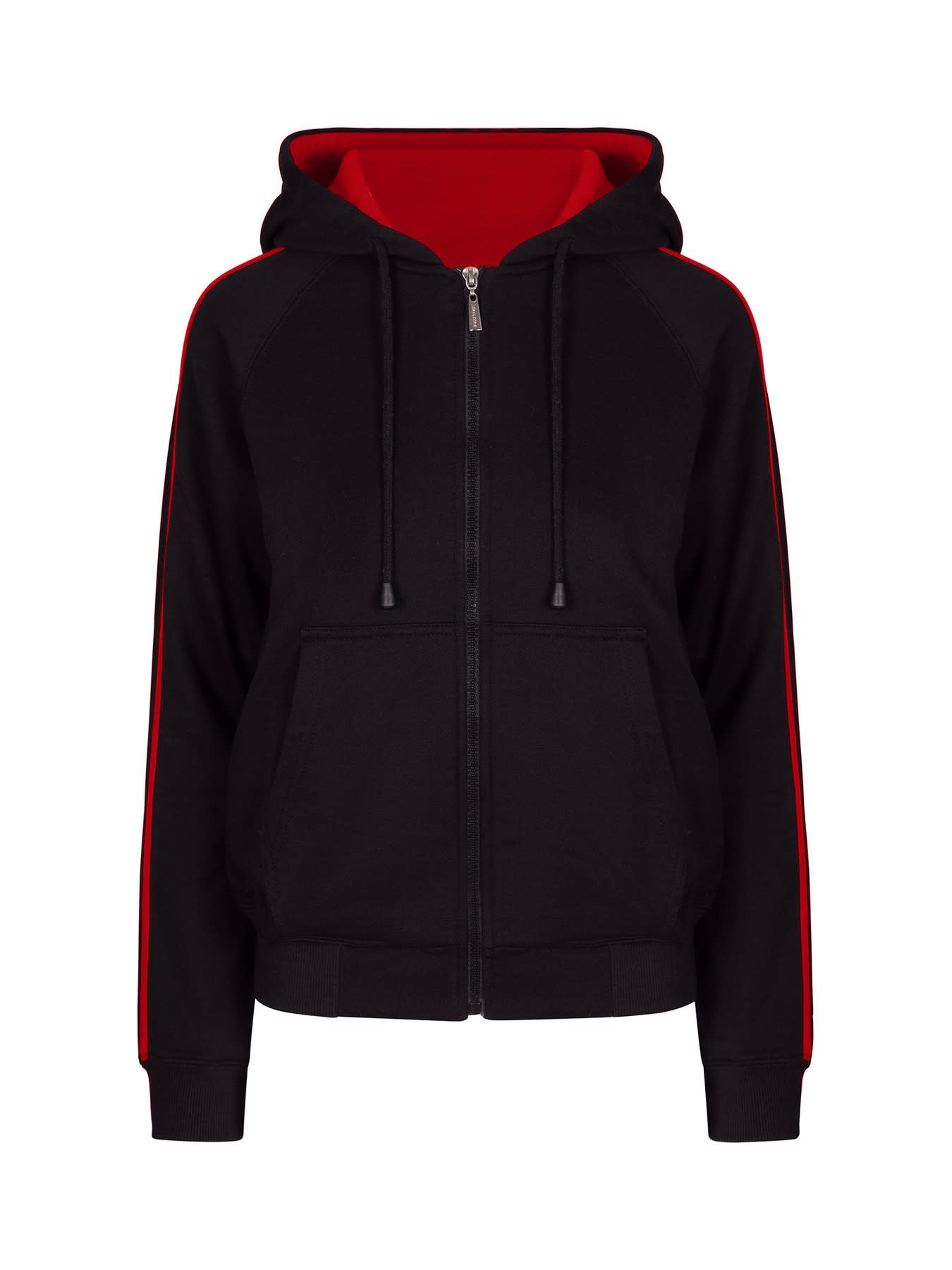 Womens/Junior stripe sleeves Hoodies