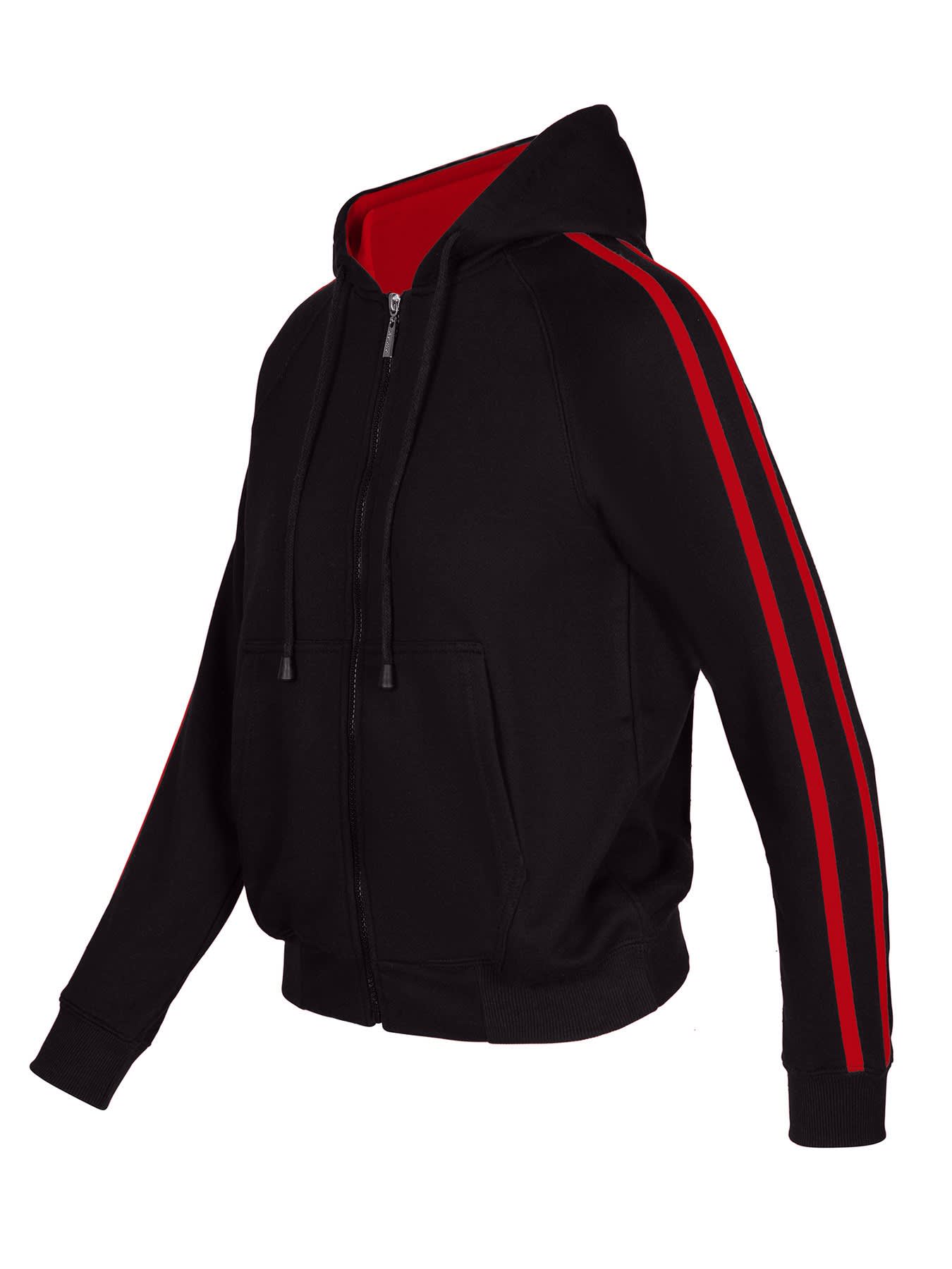 Womens/Junior stripe sleeves Hoodies