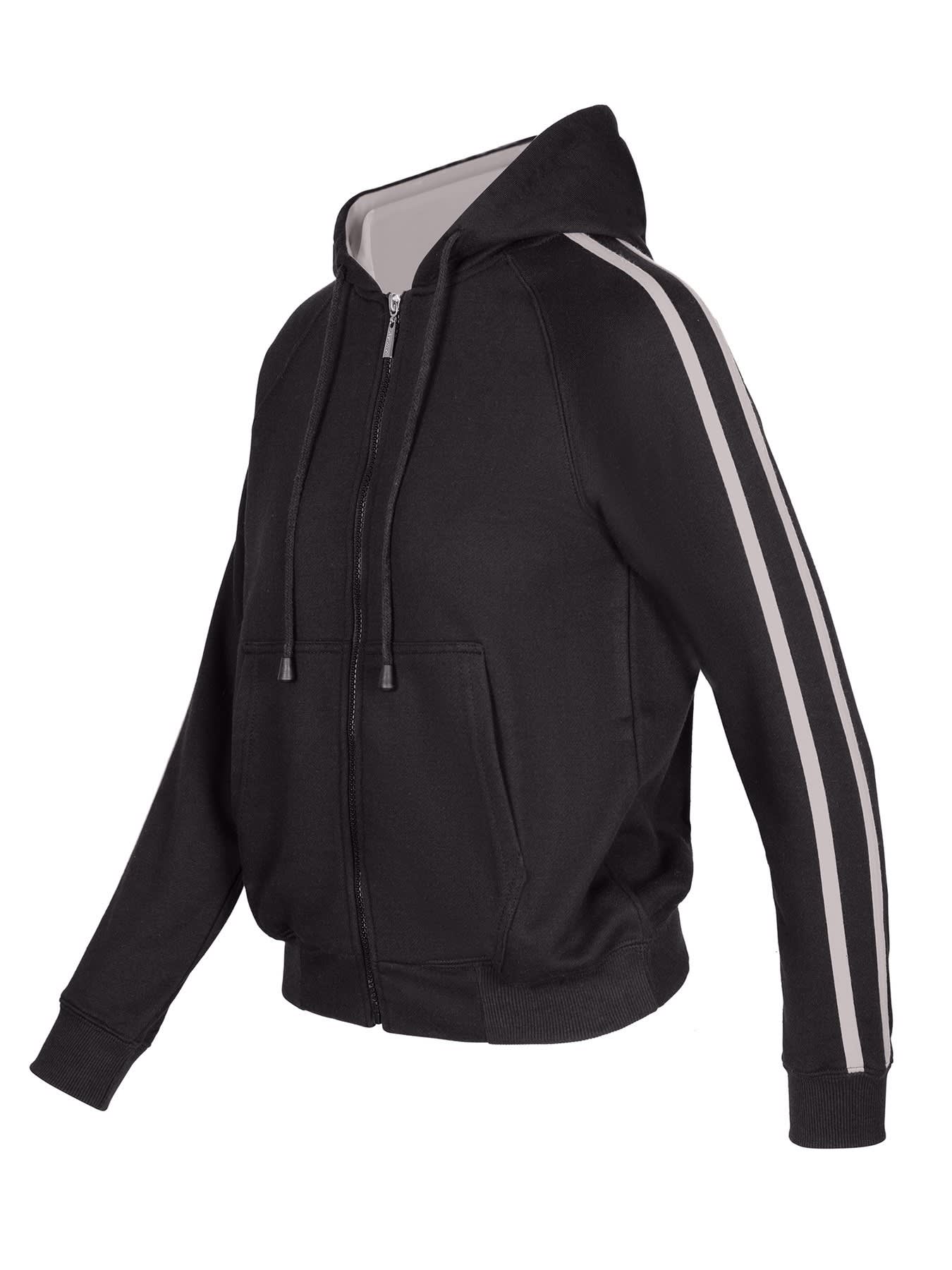 Womens/Junior stripe sleeves Hoodies