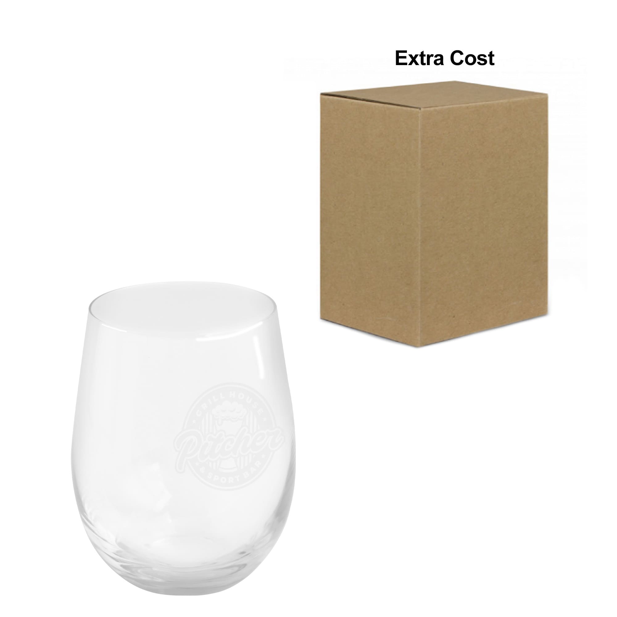 Egg Shaped Glass Cup