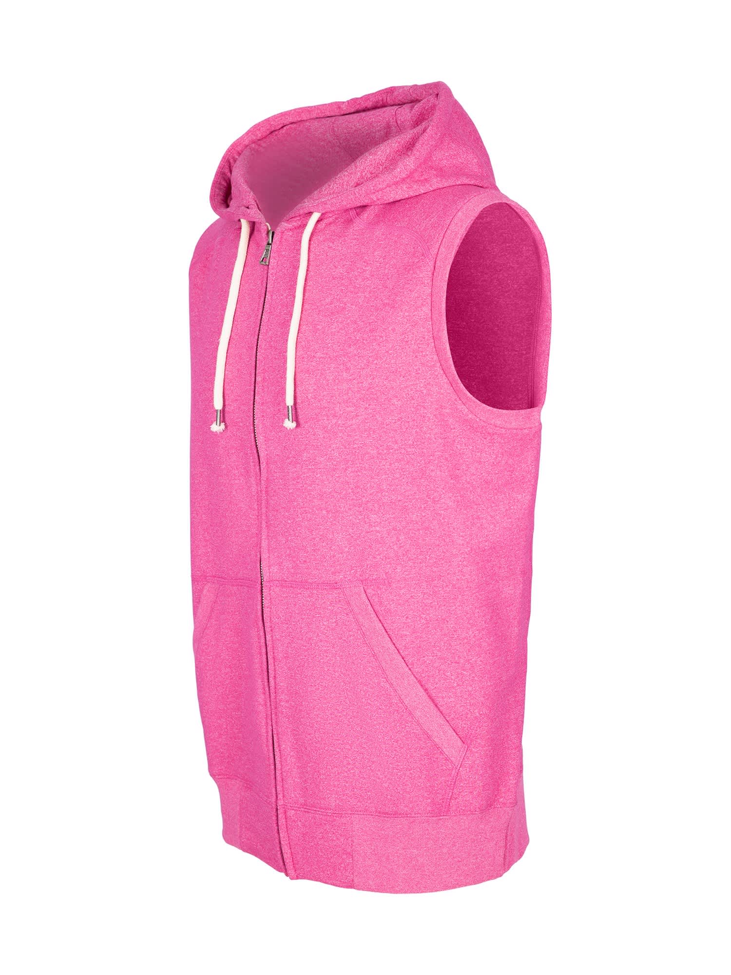 Mens Heather SLEEVELESS ZIP Hoodies - Greatness Range