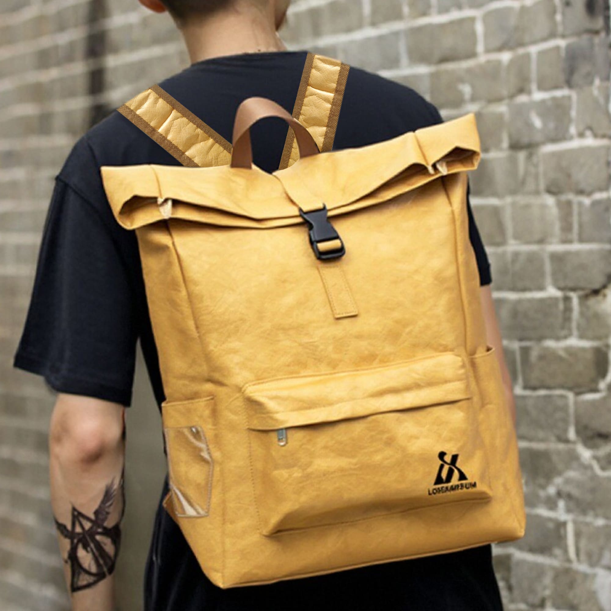 Tyvek Roll Top Backpack