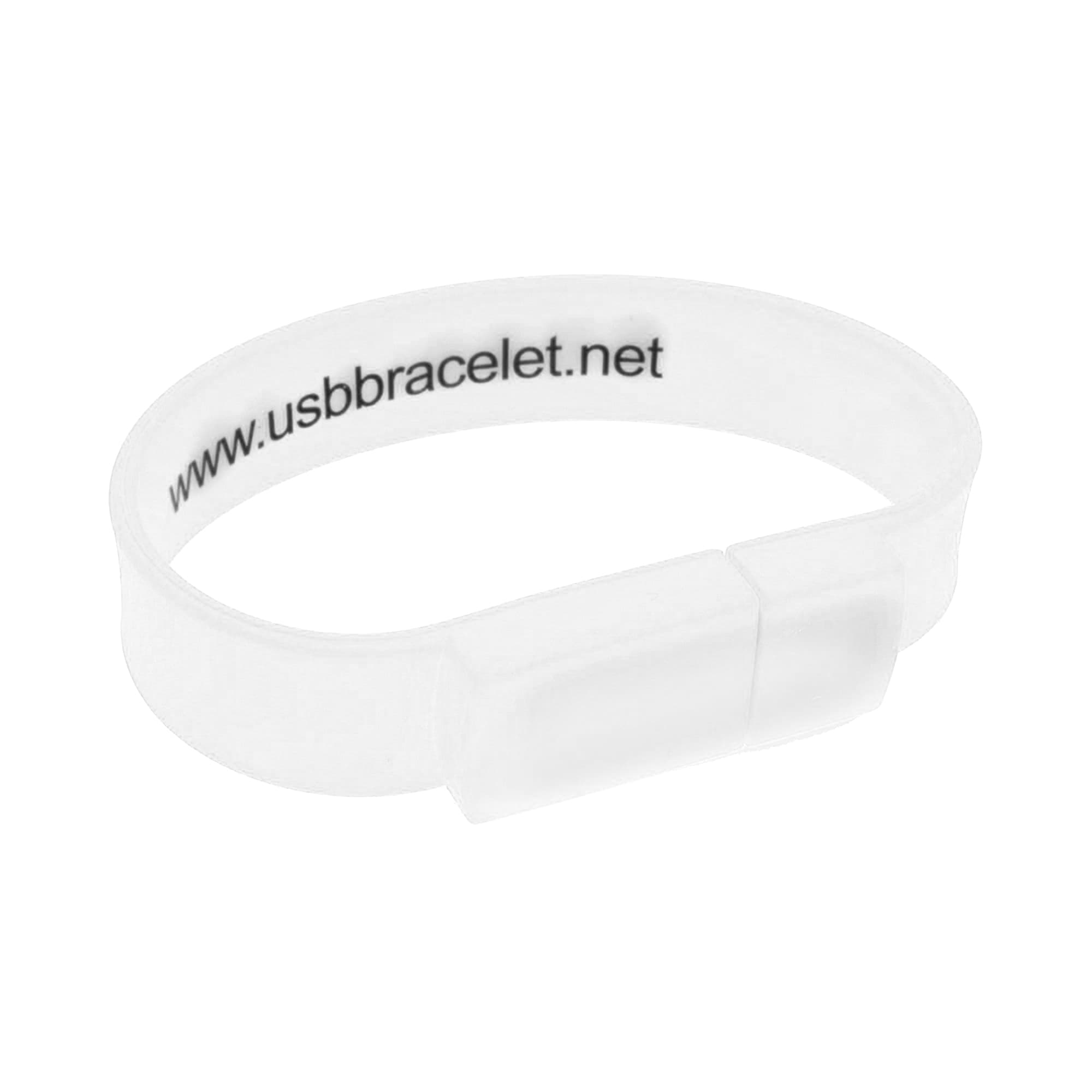 Rectangular Silicone Wristband Flash Drive