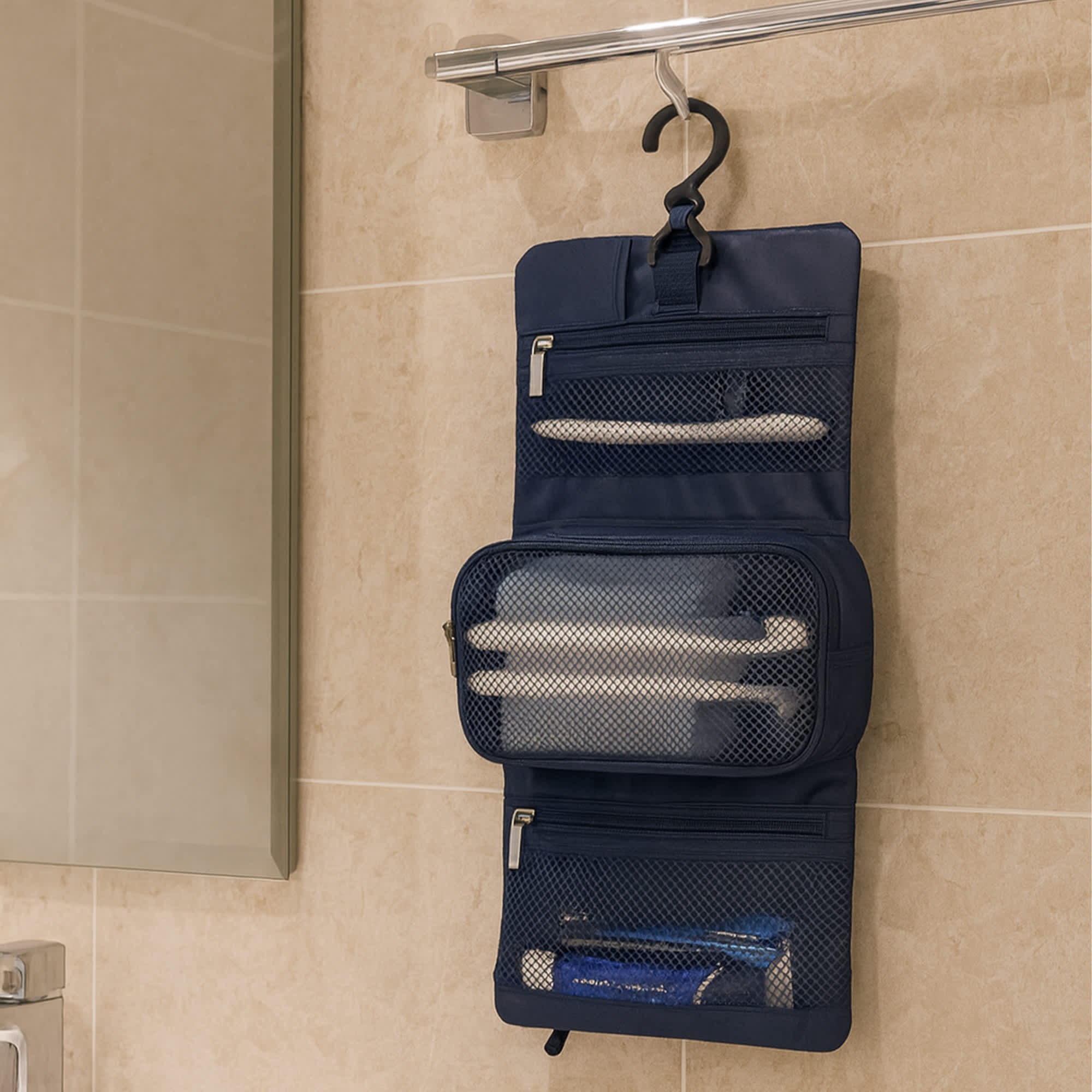 Folding Travel Toiletry Bag