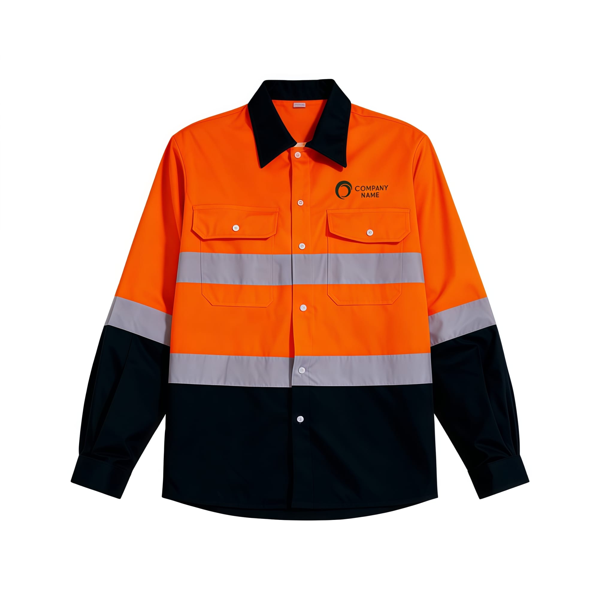 Unisex Cotton Hi-Vis Reflective L/S Shirt