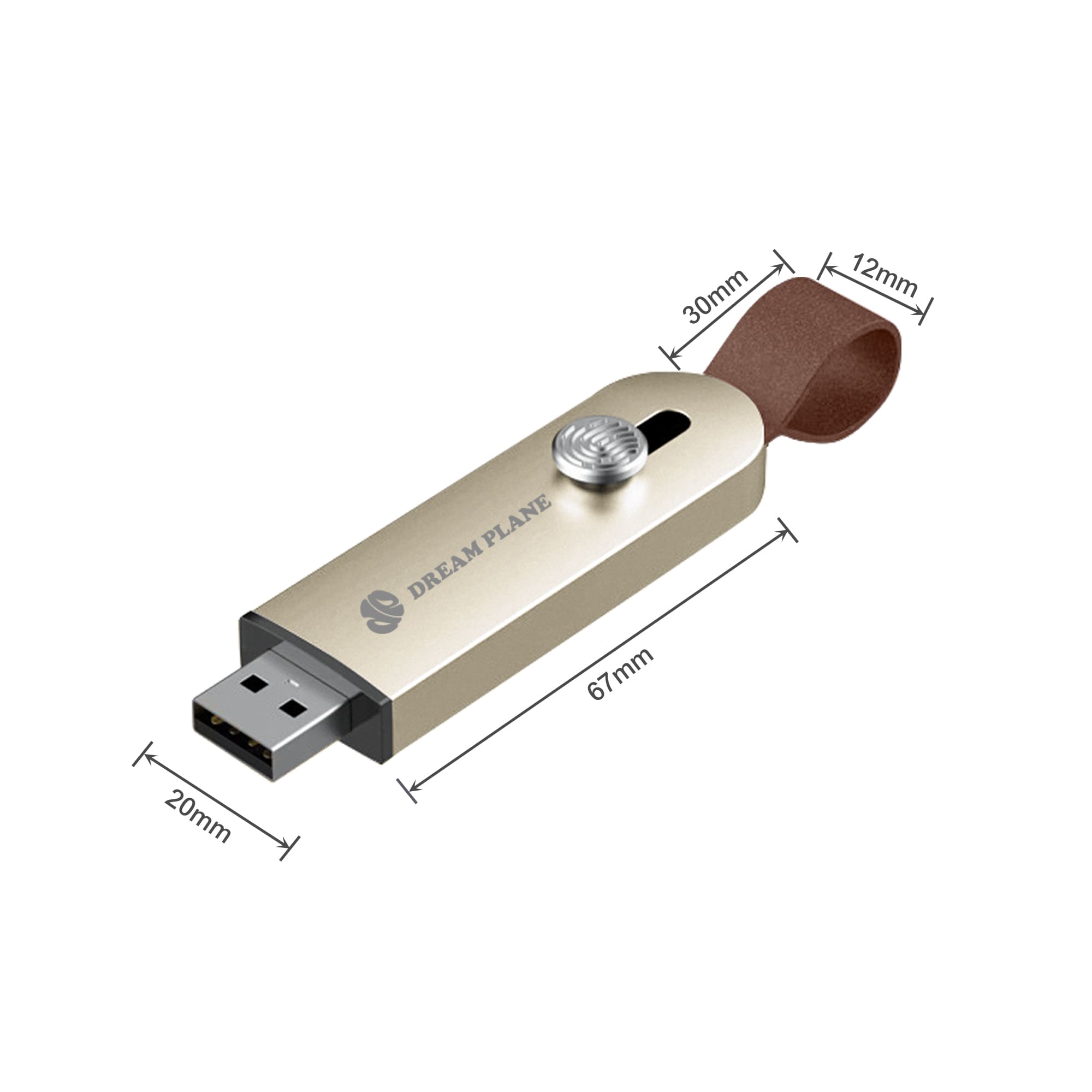 Sliding Metal Flash Drive