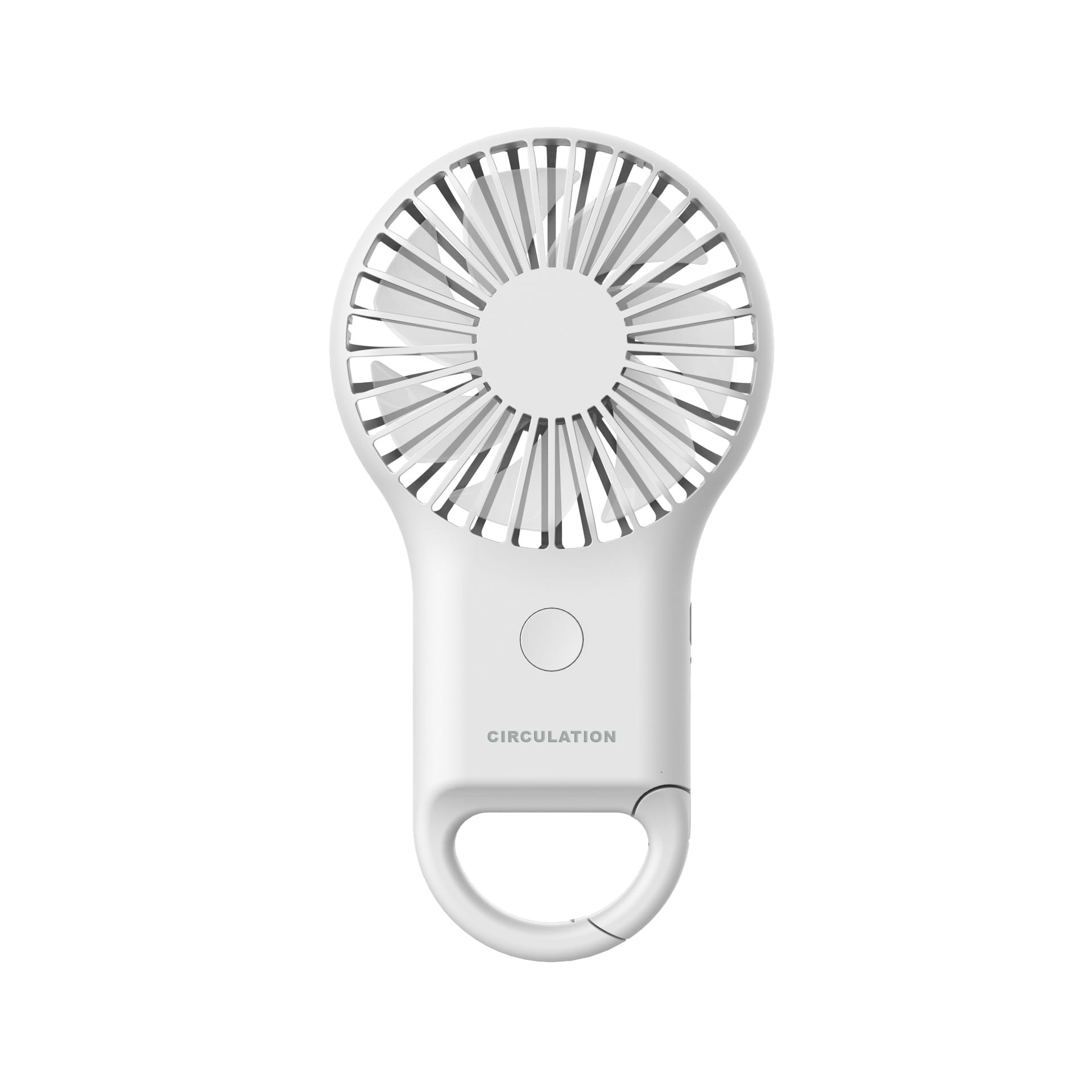 Carabiner Mini Fan with LED Light