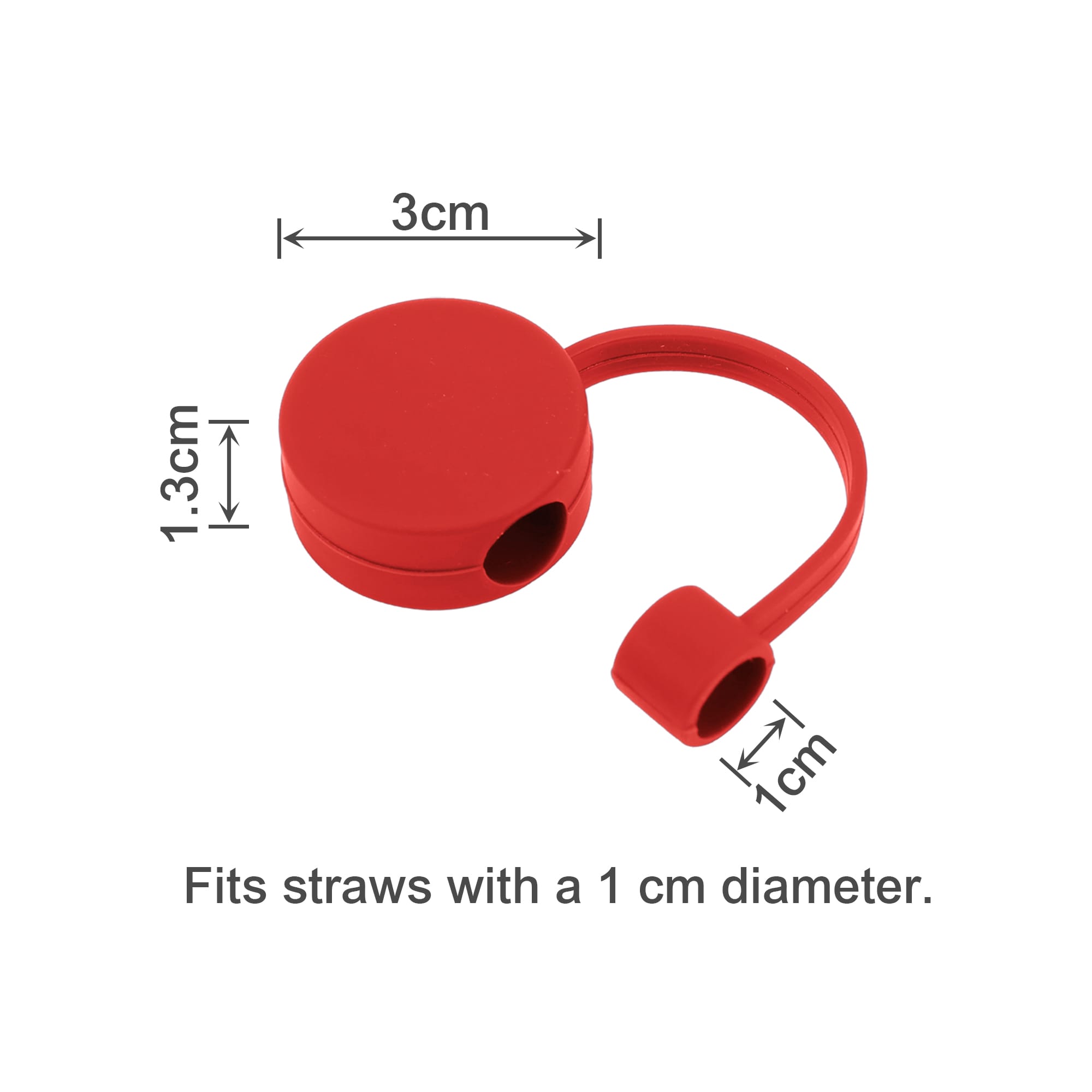 Round Silicone Straw Cover