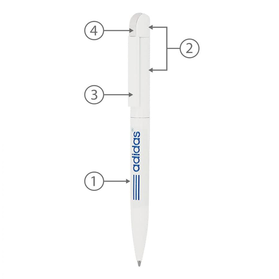 BND62 FOLK, TWIST METAL BALL PEN