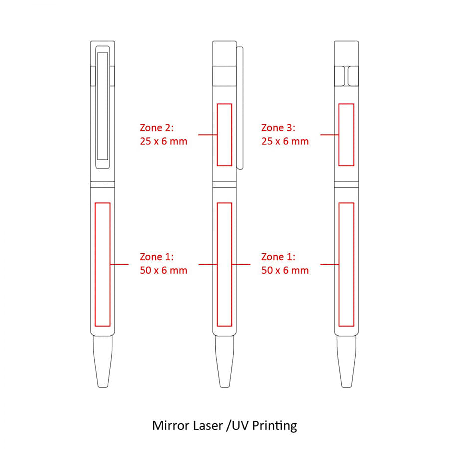 Slim Hex Pens (Custom Made To Order - BND70XL)