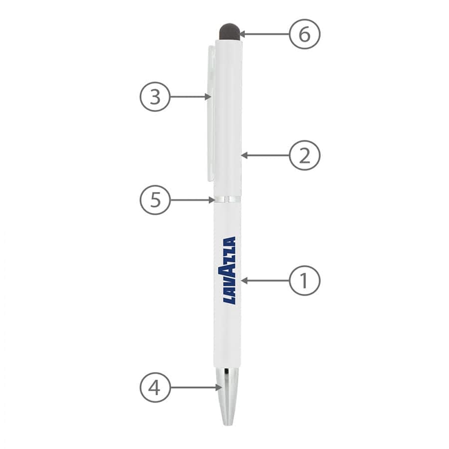 BND71XLS CLAP STYLUS TWIST METAL BALL PEN