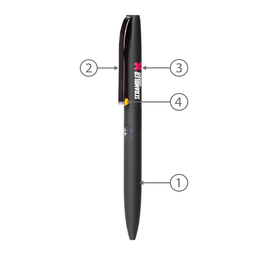 BND75 CLAW, TWIST METAL BALL PEN