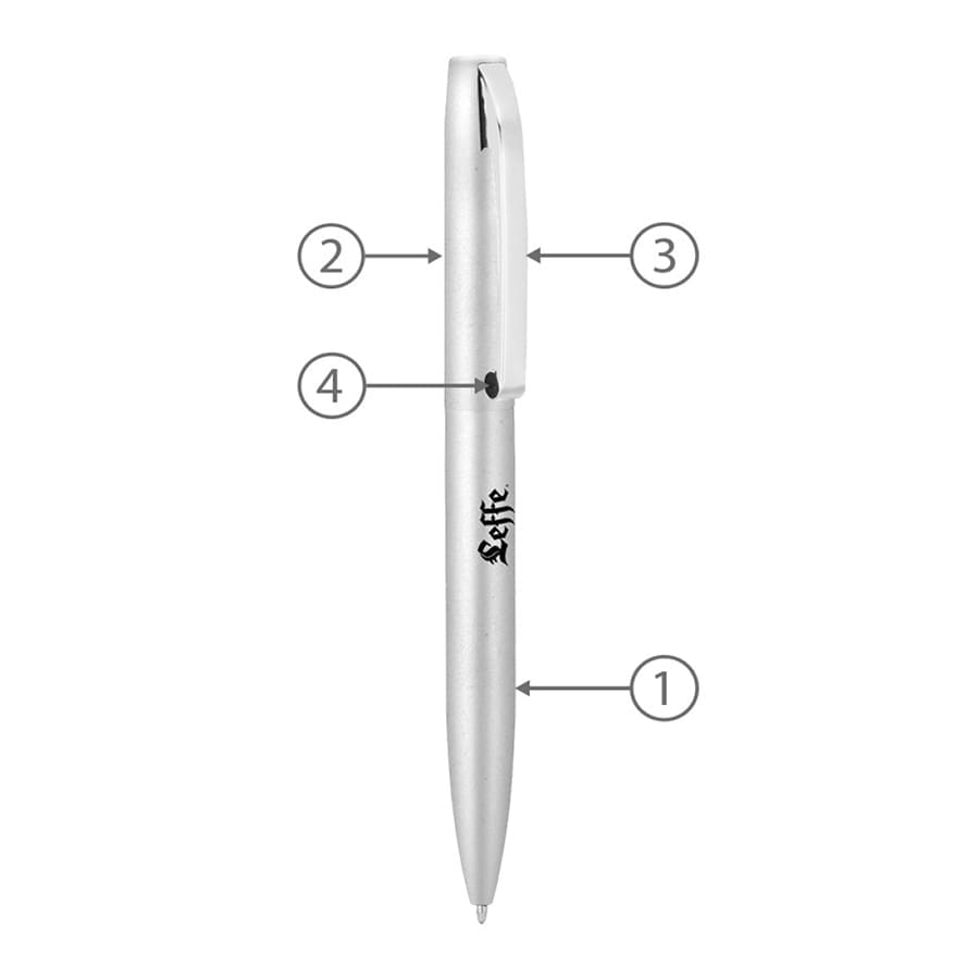BND75 CLAW, TWIST METAL BALL PEN