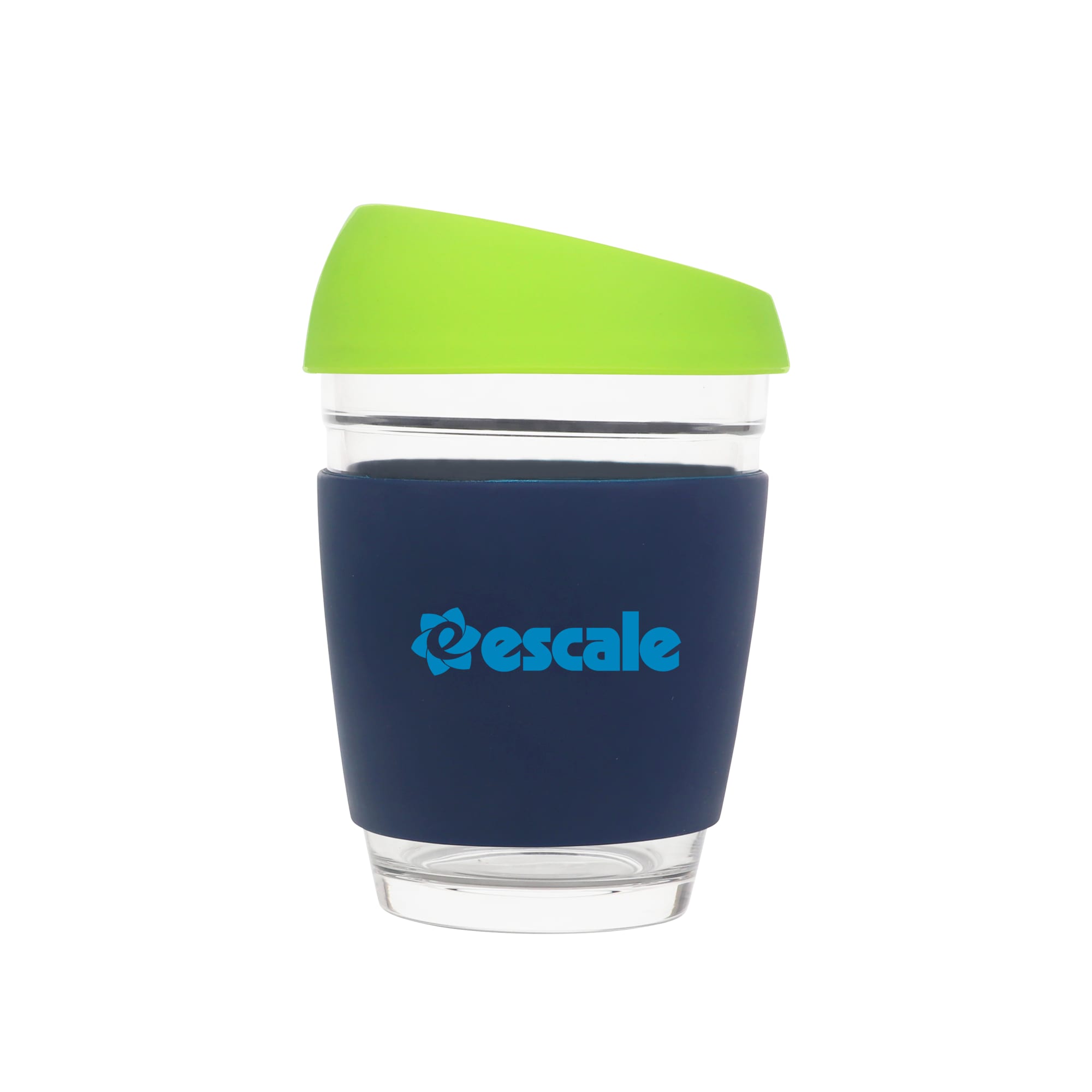 12 OZ Reusable Glass Coffee Cup