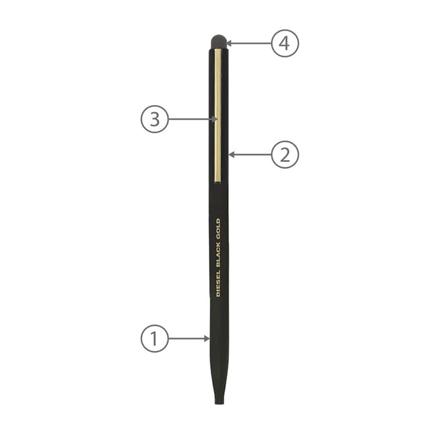 BND78S SARI STYLUS, THIN TWIST METAL BALL PEN
