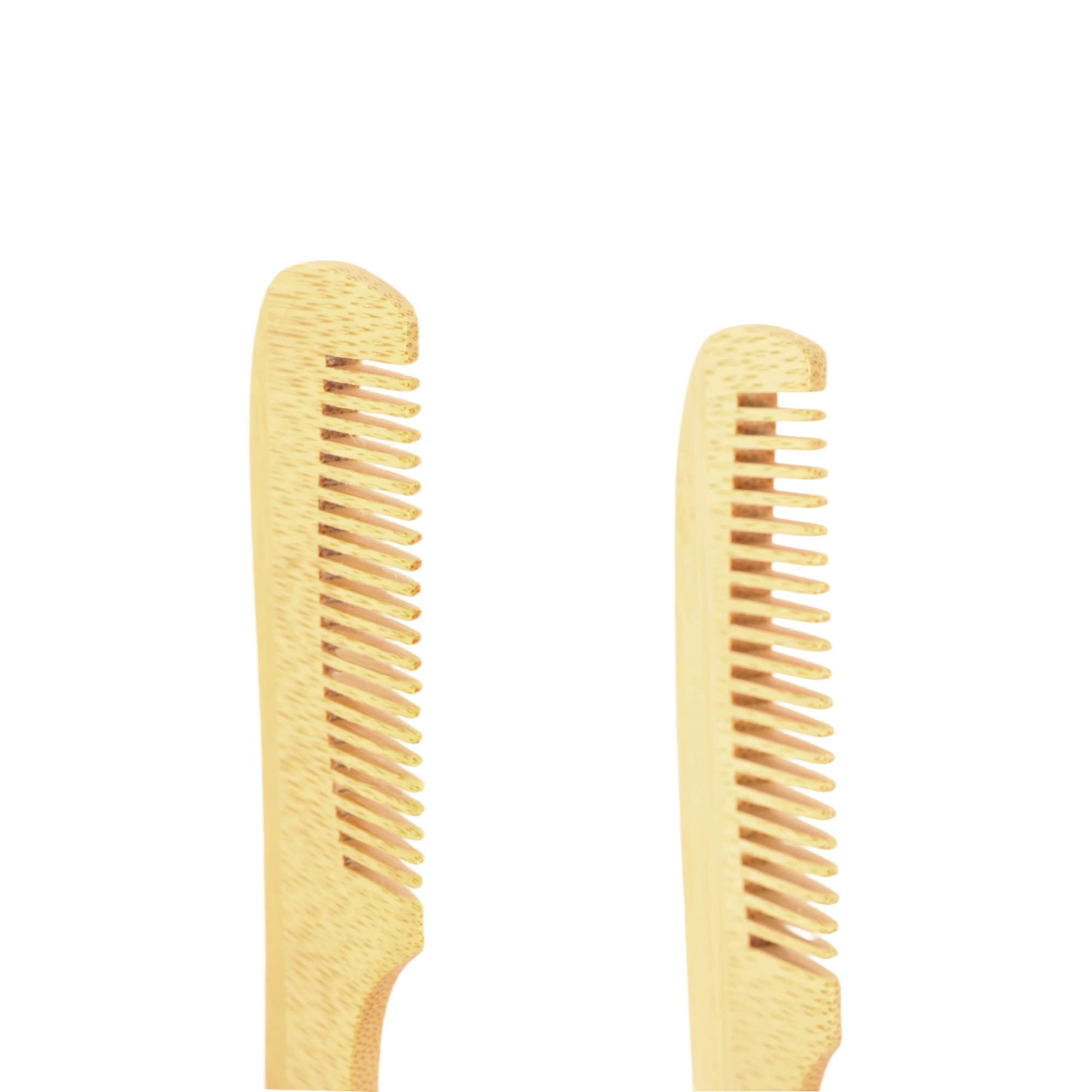 Natural Small Bamboo Comb With Handle