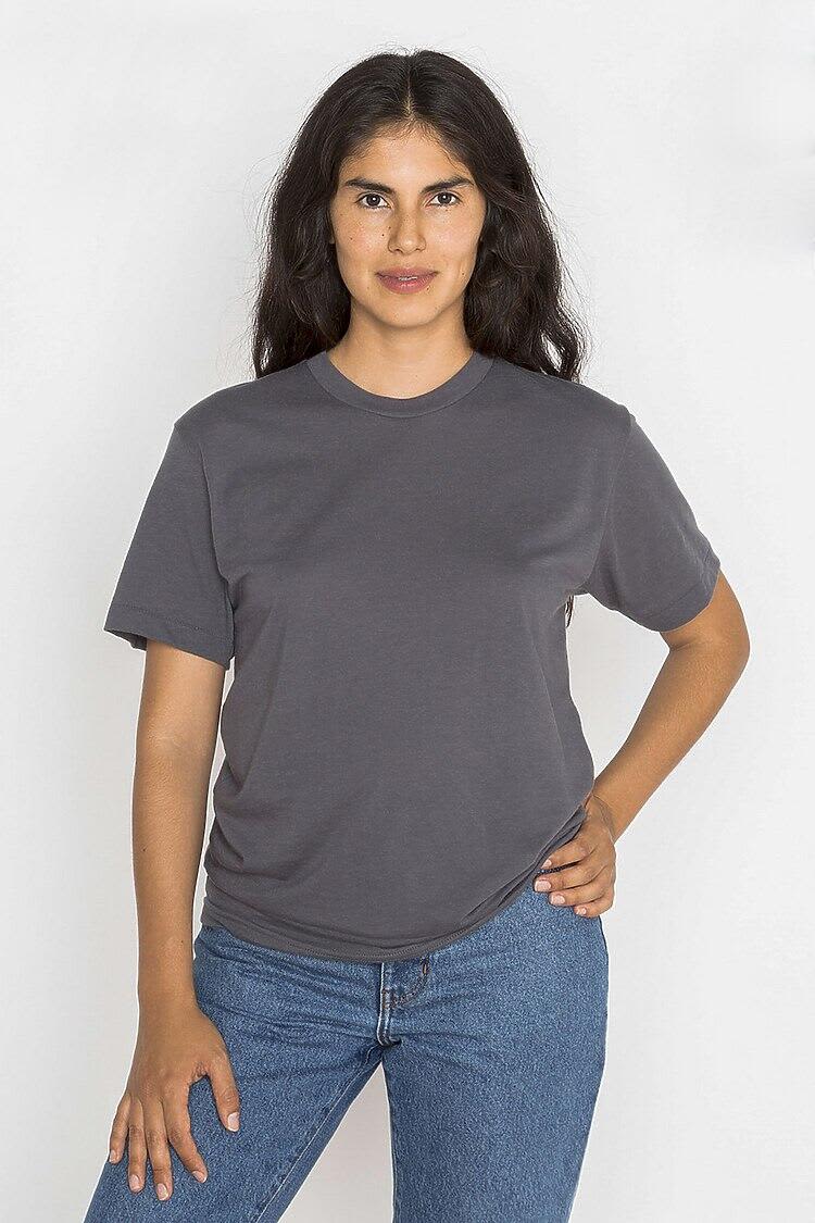 Short Sleeve Cotton Poly Crew Tee
