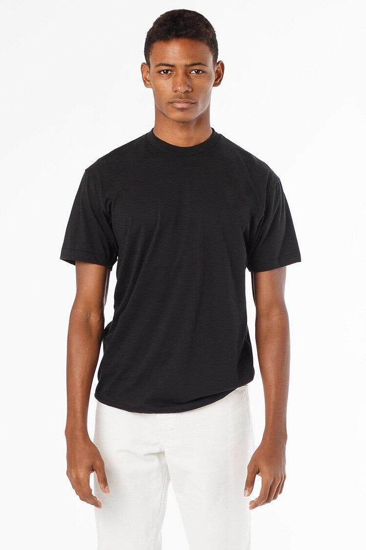 Short Sleeve Cotton Poly Crew Tee