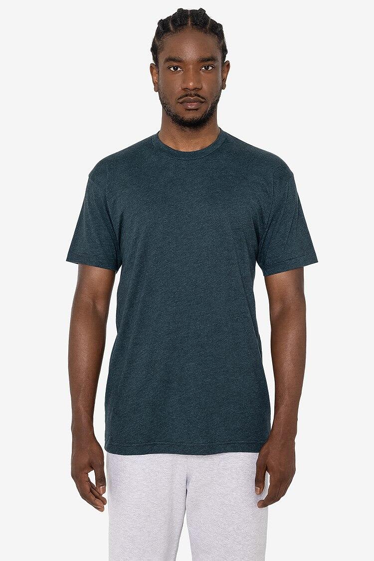 Short Sleeve Cotton Poly Crew Tee
