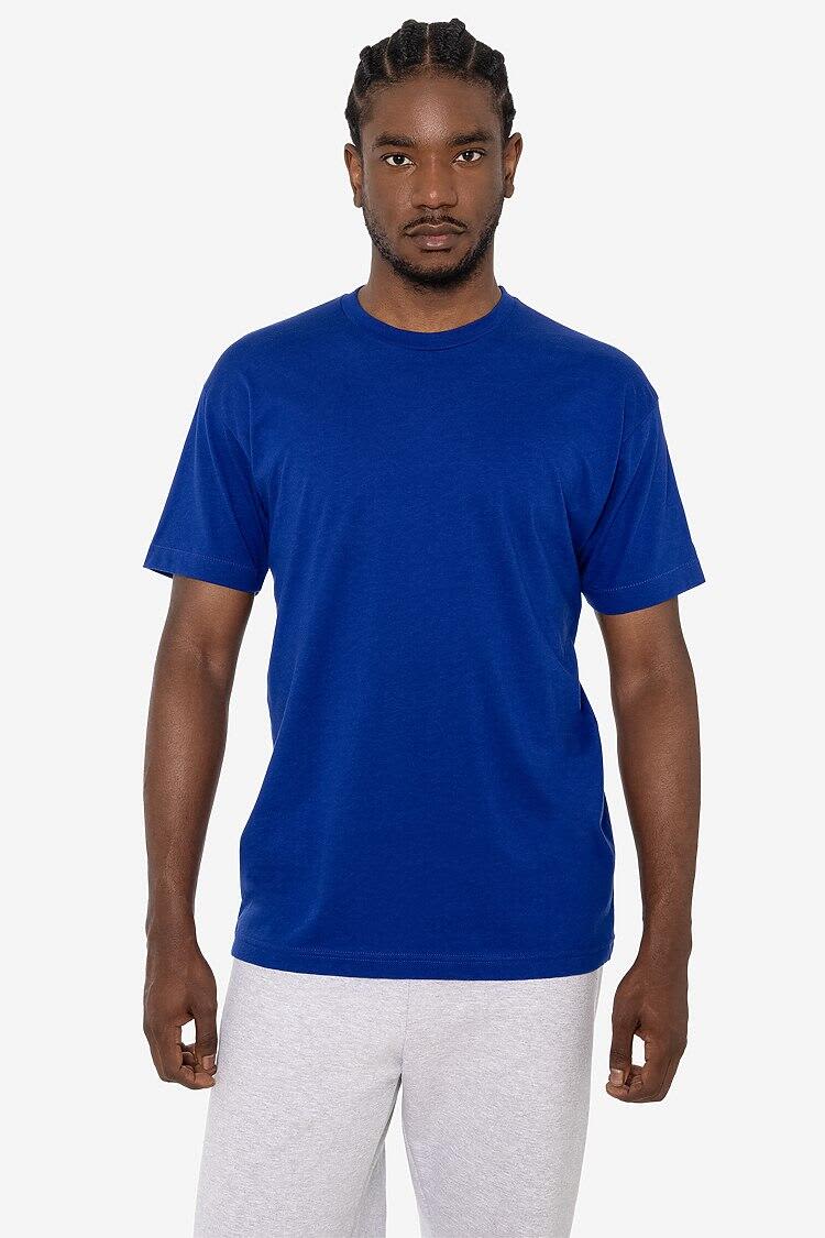 Short Sleeve Cotton Poly Crew Tee