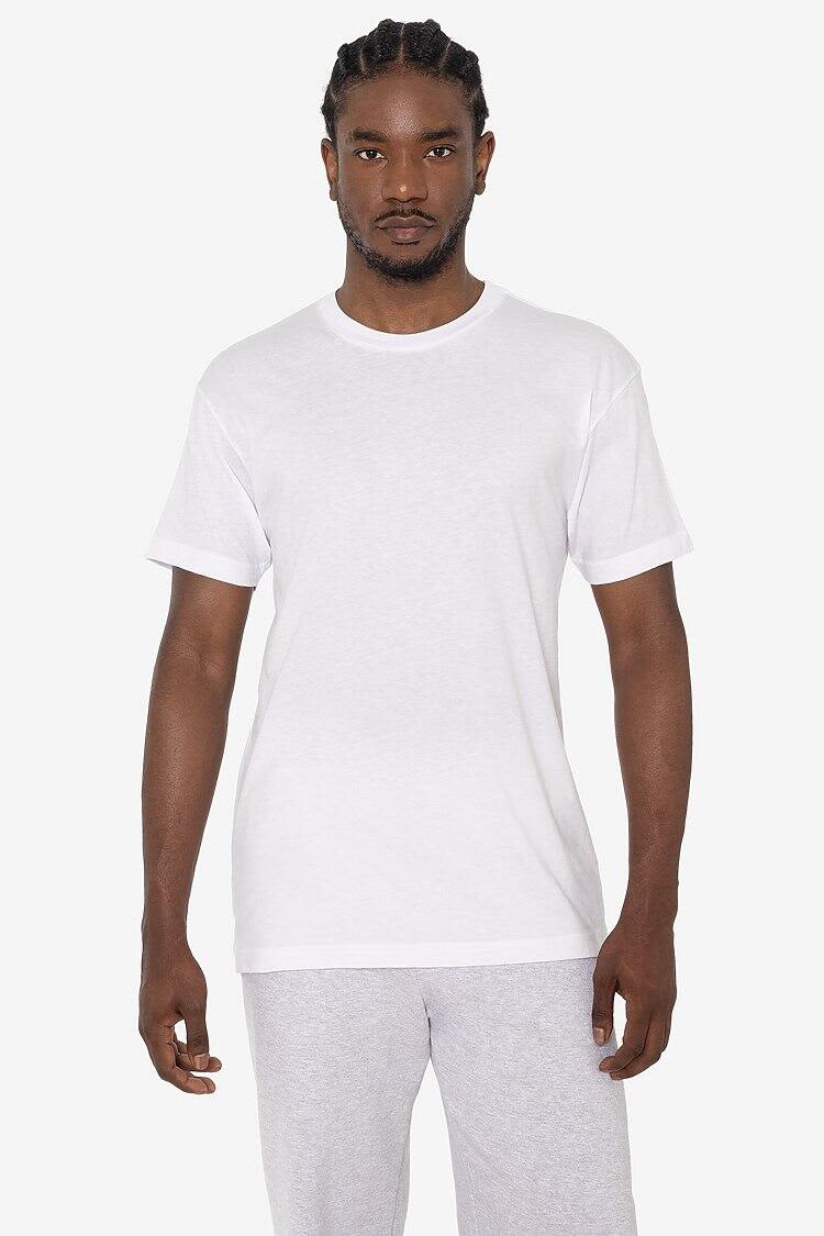 Short Sleeve Cotton Poly Crew Tee