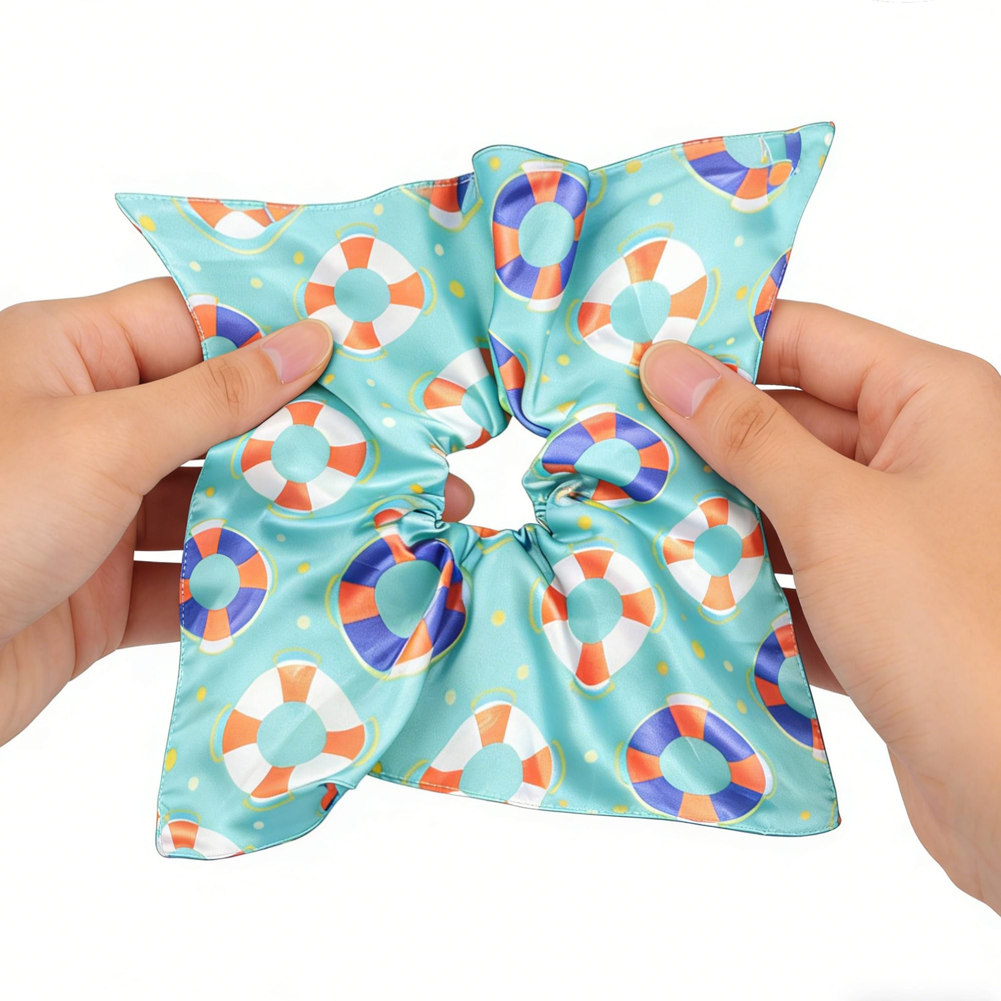 Satin Square Hair Scrunchie