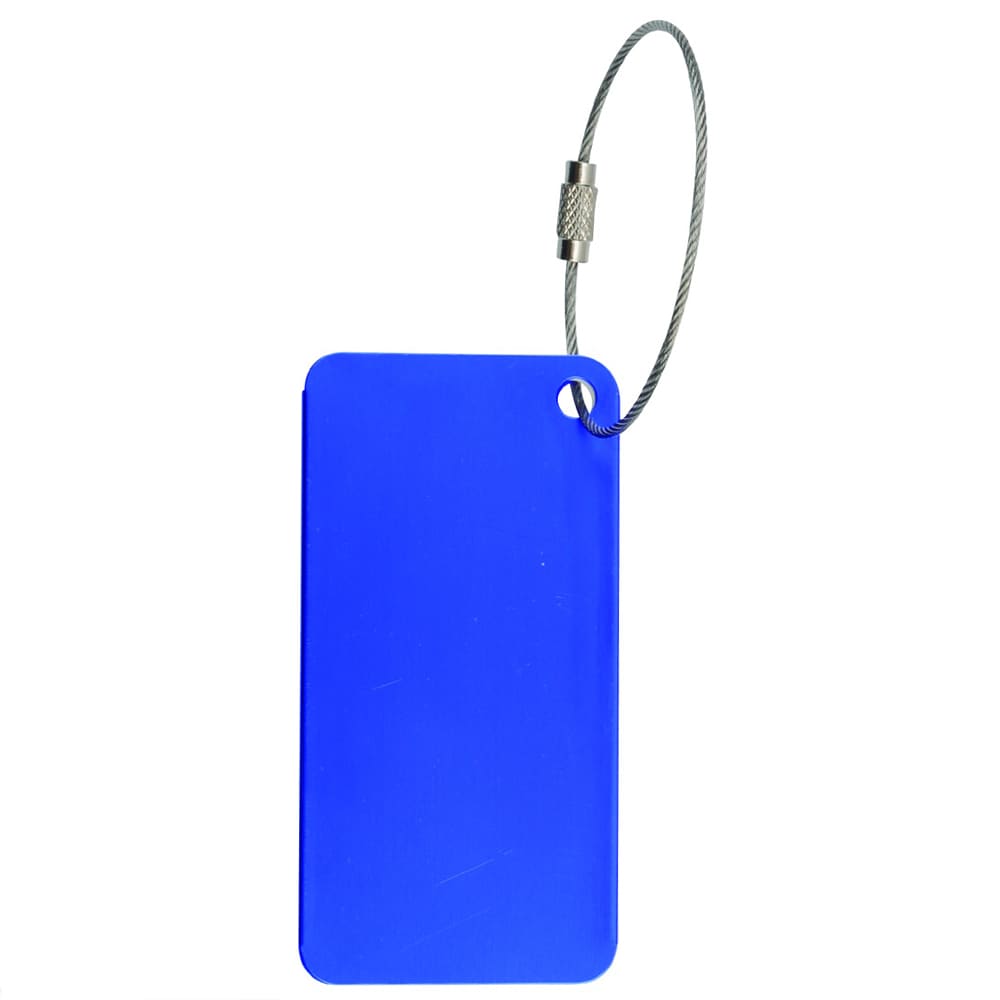 Square Aluminium Luggage Tag