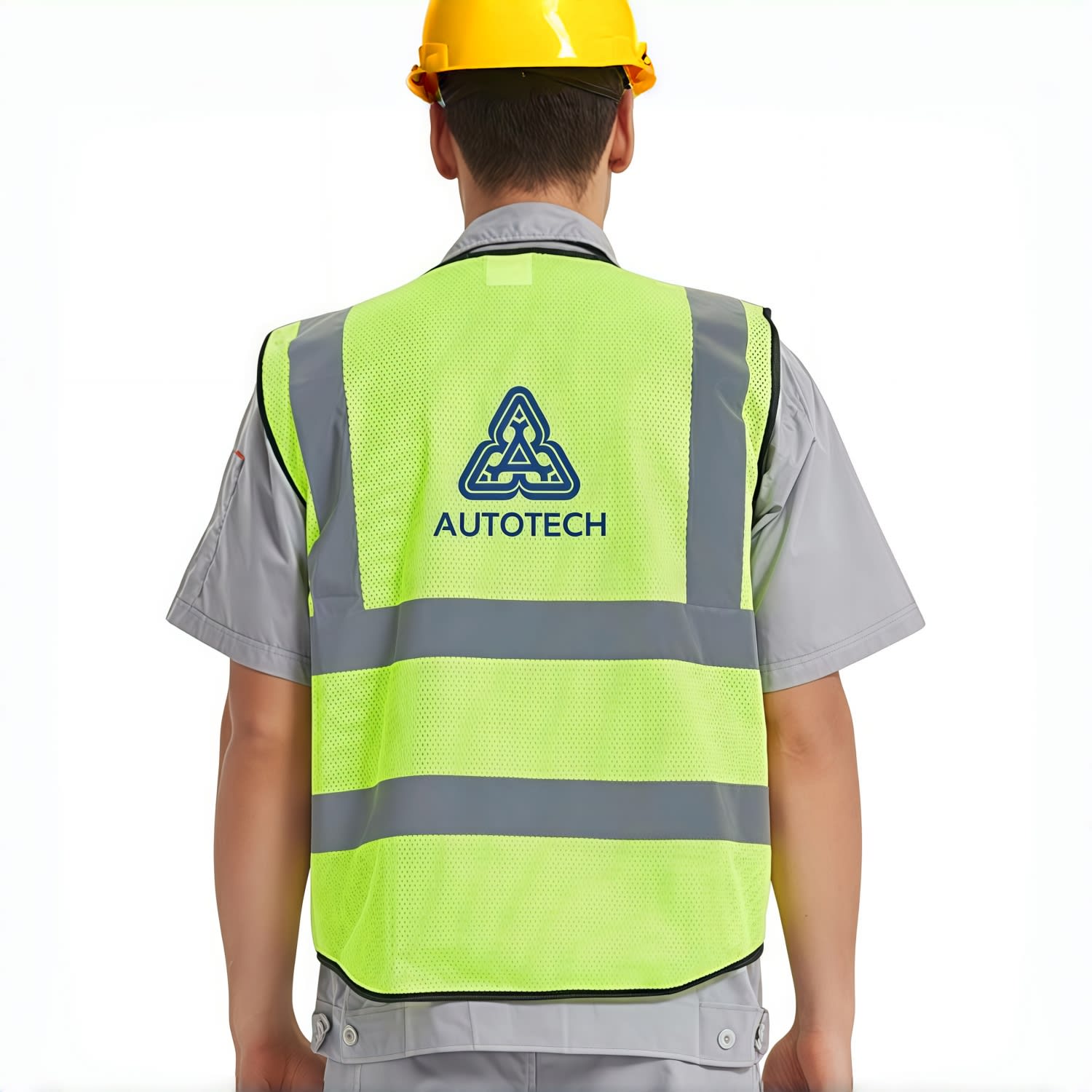 Unisex Adults Hi-Vis Vest With Reflective Tapes and Functional Pockets