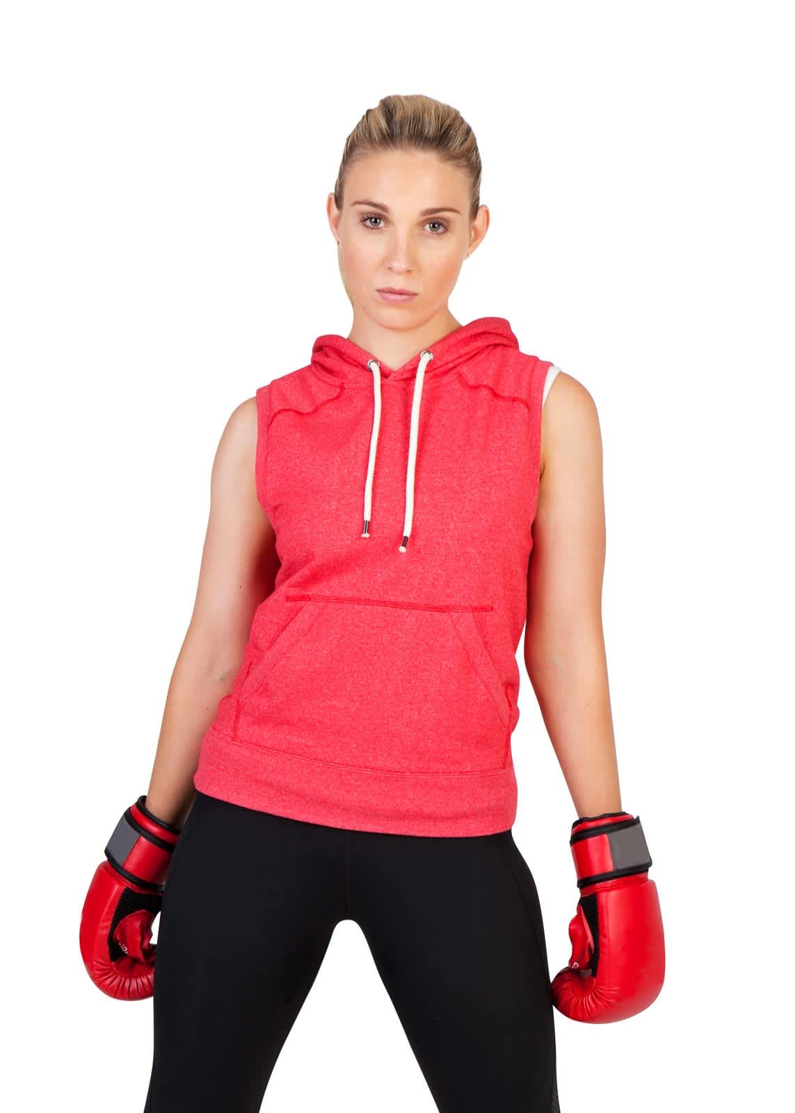 Womens/Junior Heather SLEEVELESS Hoodies - Greatness Range