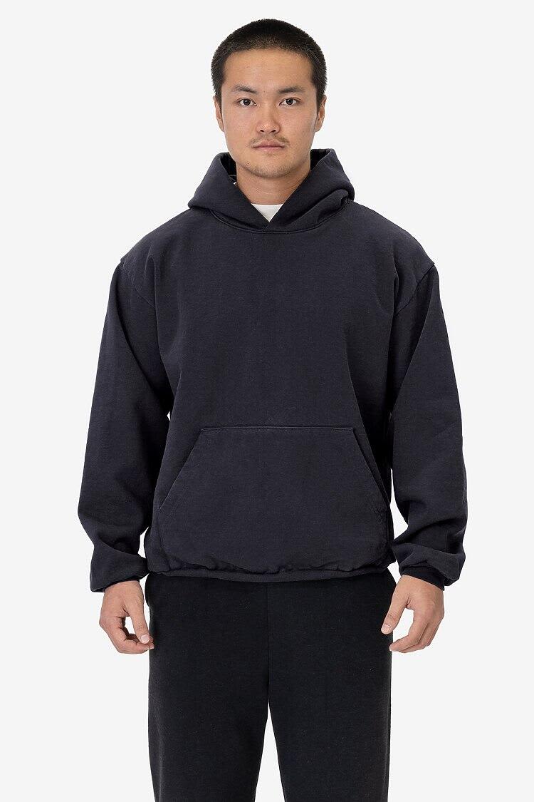 Garment Dye Heavy Fleece Hooded Pullover