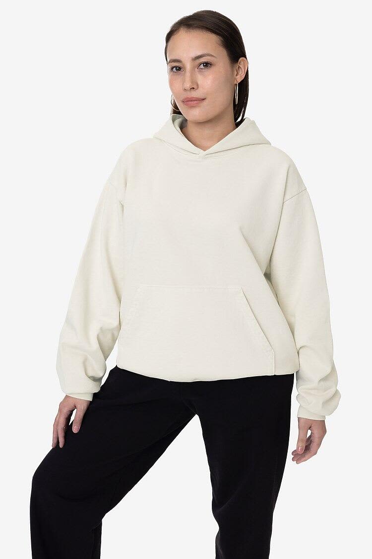 Garment Dye Heavy Fleece Hooded Pullover