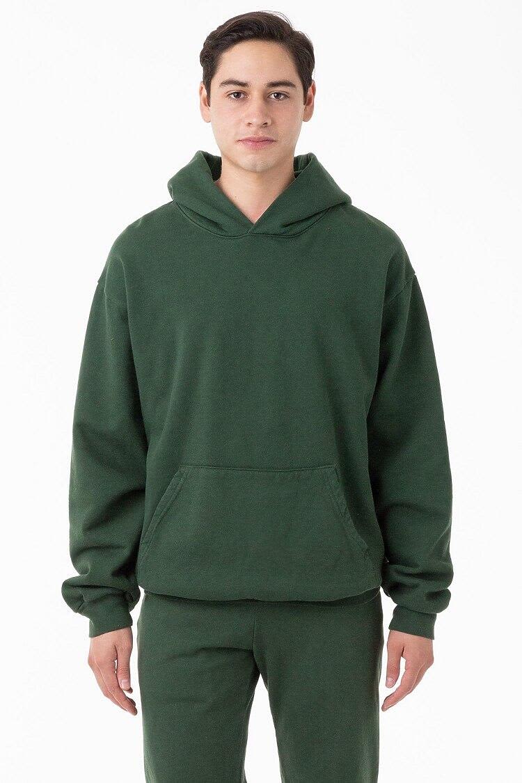 Garment Dye Heavy Fleece Hooded Pullover