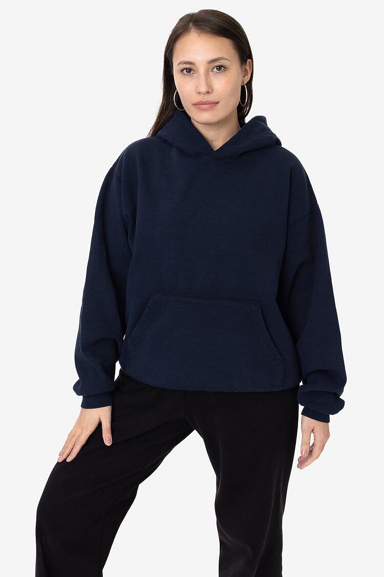 Garment Dye Heavy Fleece Hooded Pullover