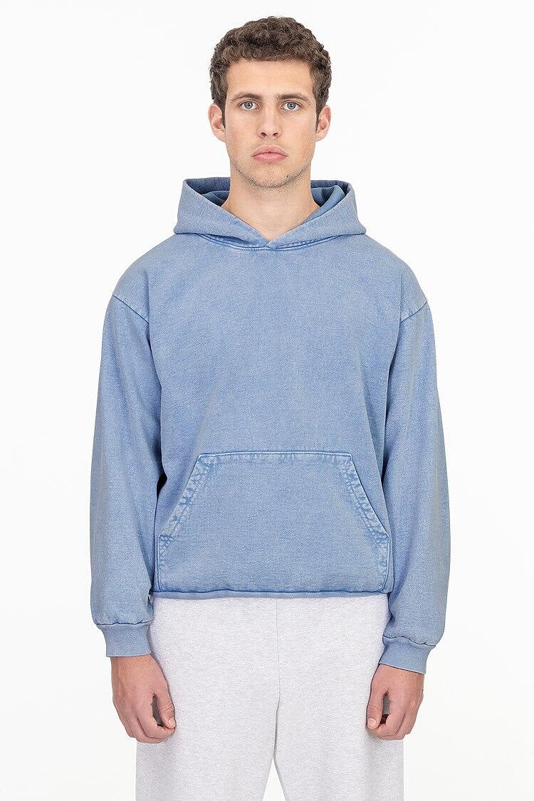 Mineral Wash Heavy Fleece Hooded Pullover