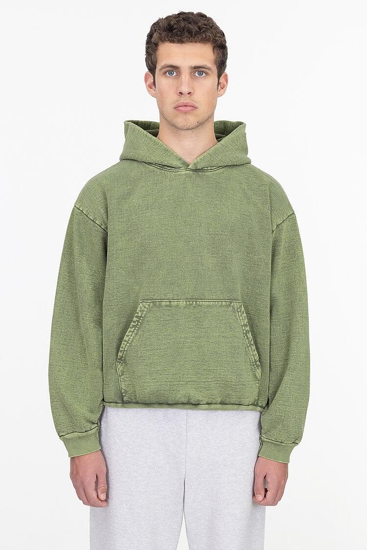 Mineral Wash Heavy Fleece Hooded Pullover