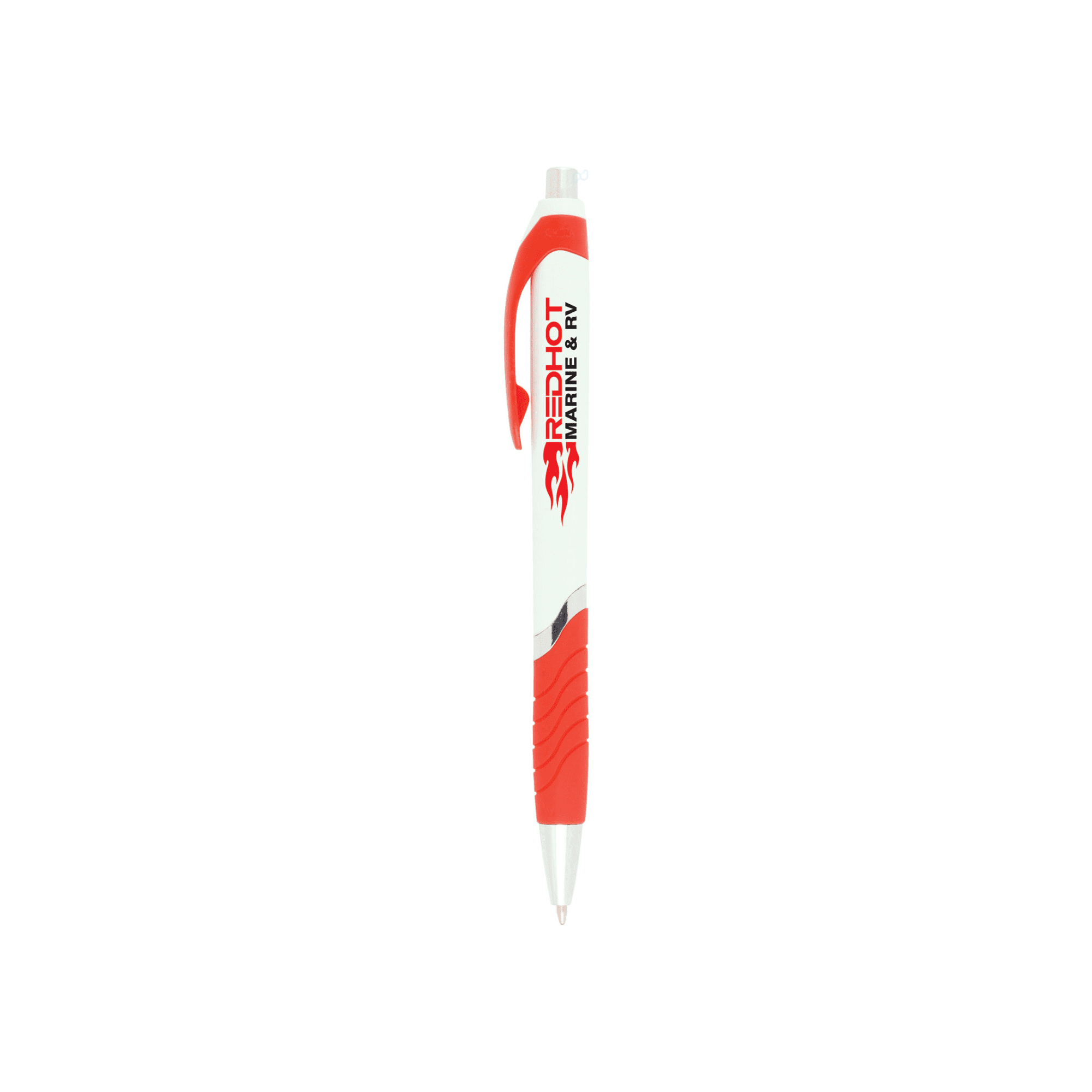 VECTRA Push-Action Ballpoint Pen with Rubber Grip