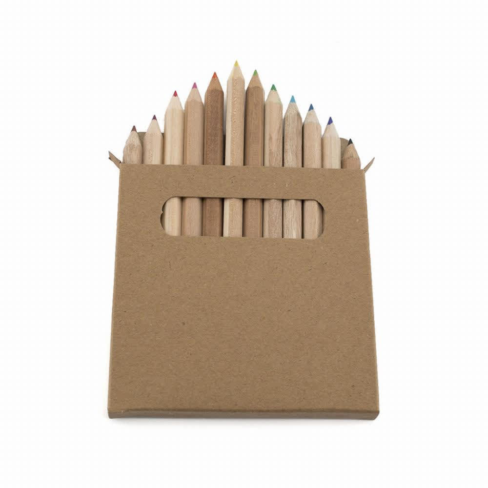 SENNA 12-Piece Wooden Pencil Set in Cardboard Box