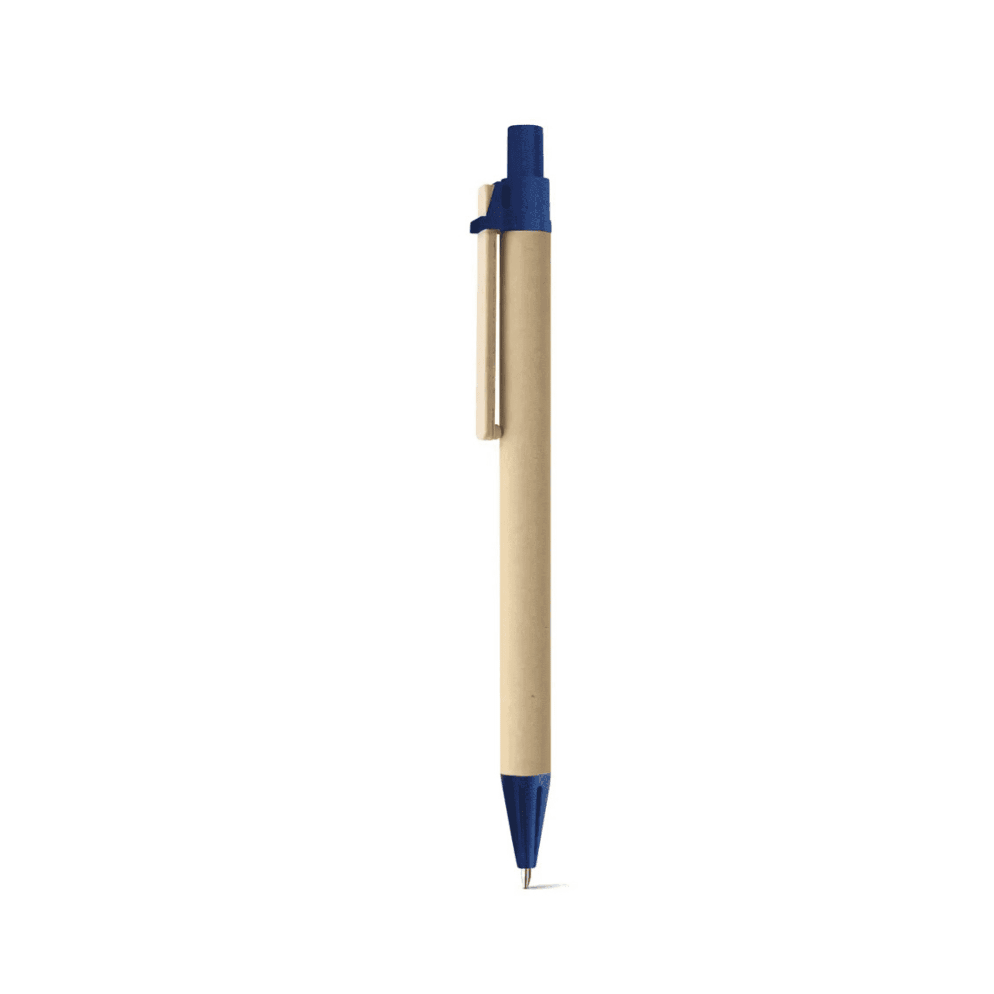 OSLO Eco Push-Action Ball Pen with Wooden Clip