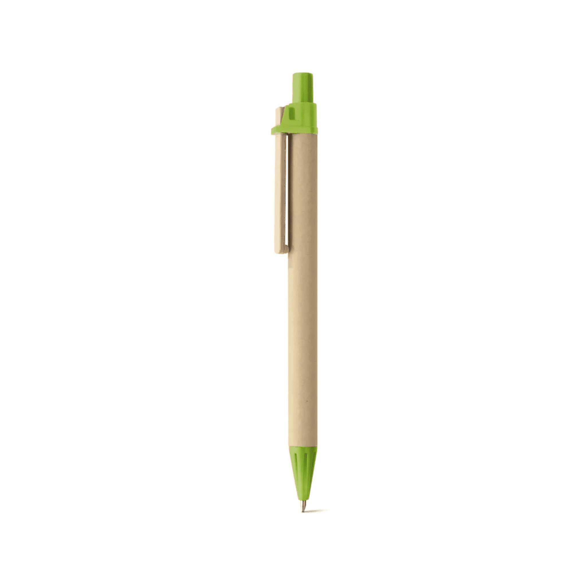 OSLO Eco Push-Action Ball Pen with Wooden Clip