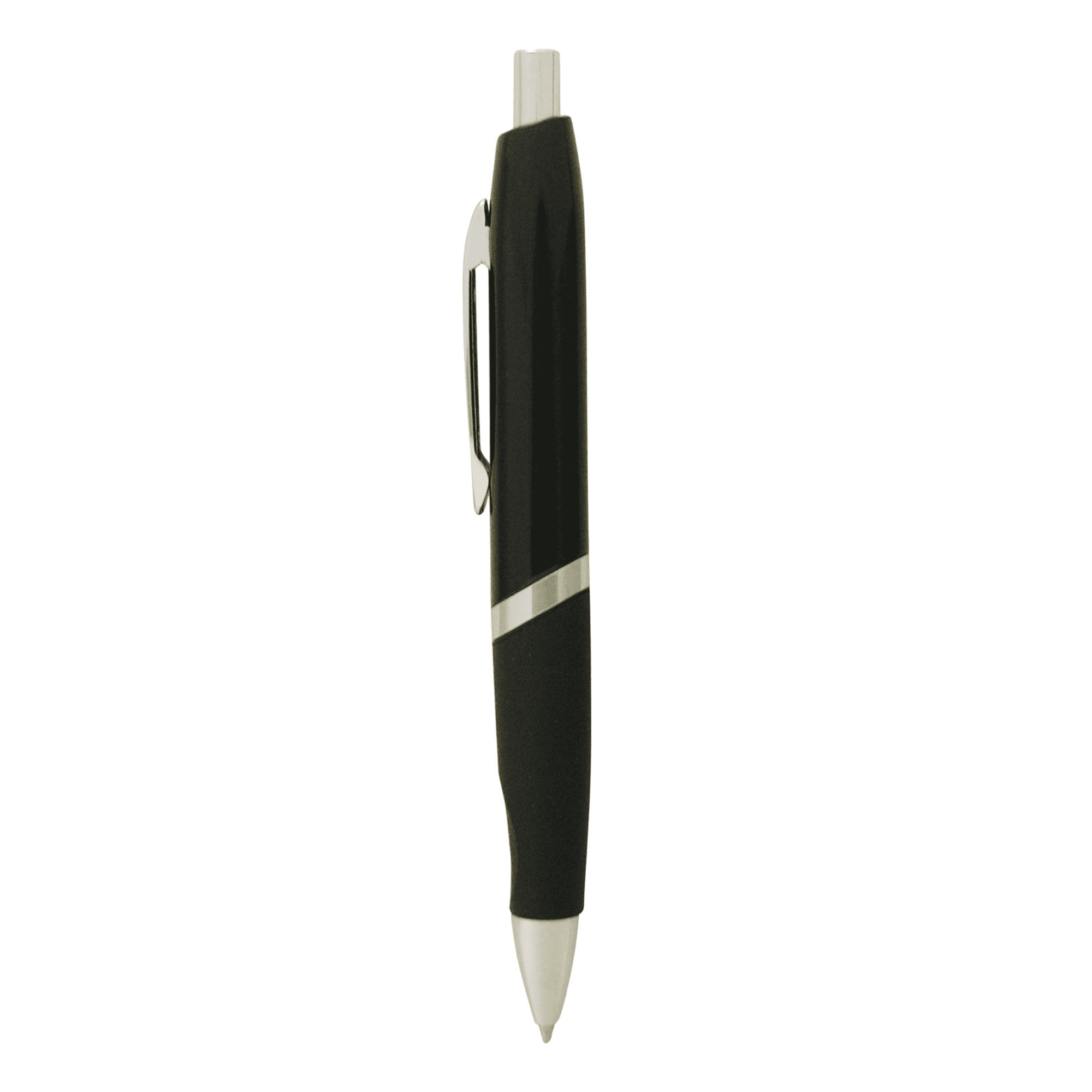 MANSA Push-Button Metal Pen with Rubber Grip