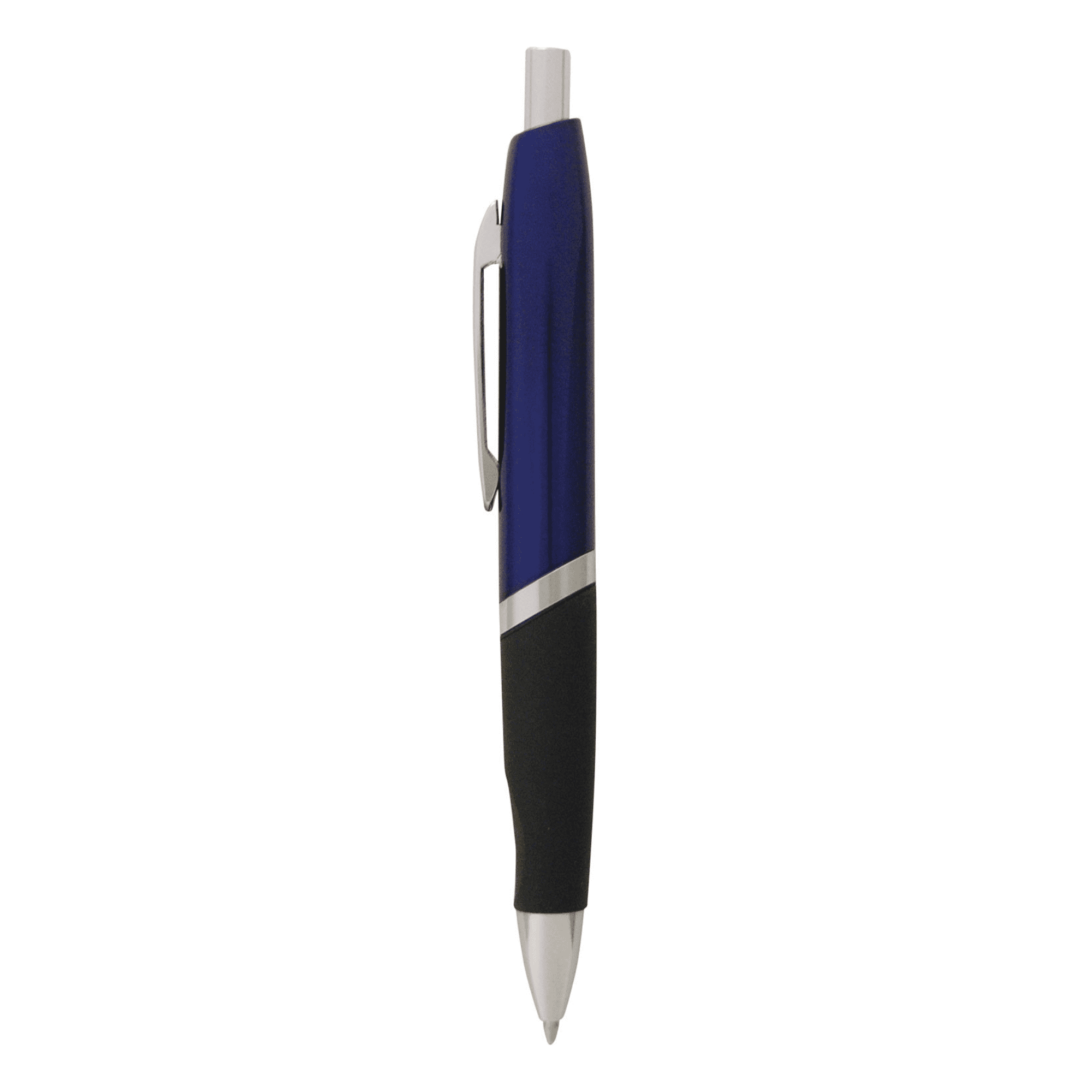 MANSA Push-Button Metal Pen with Rubber Grip