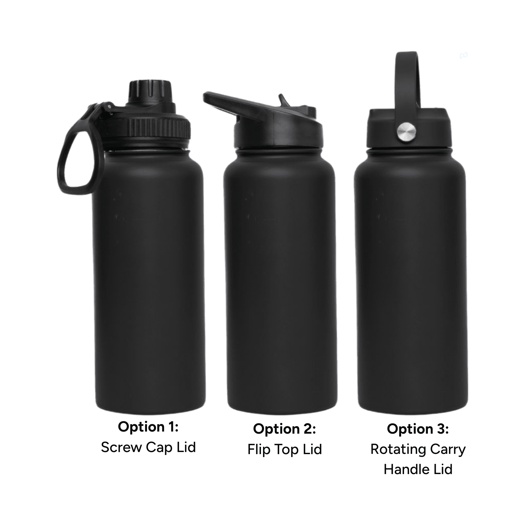 LAPEN 1L Vacuum Bottle - 3 Different Lid Options