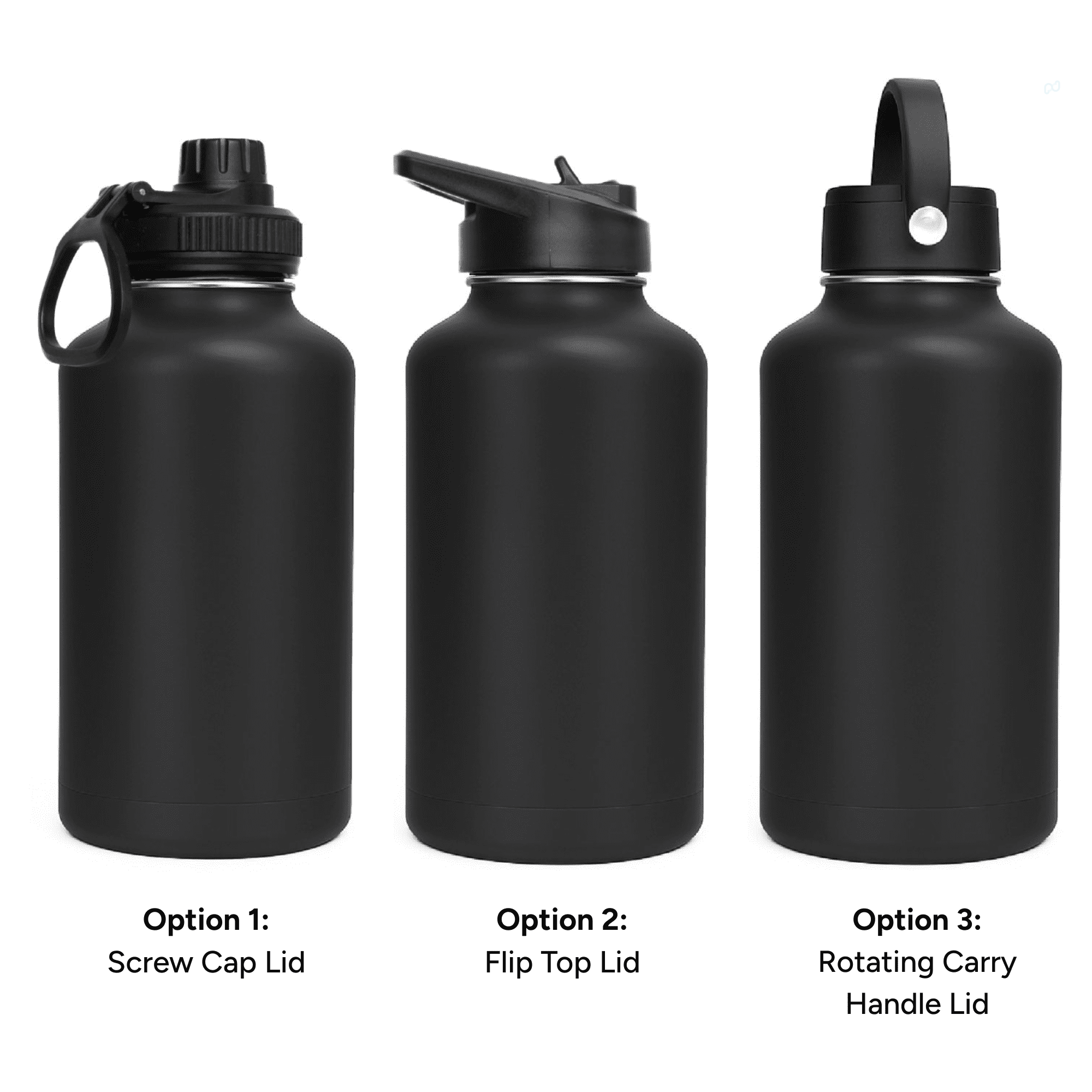 LAPEN 1800ml Vacuum Bottle - 3 Different Lid Options