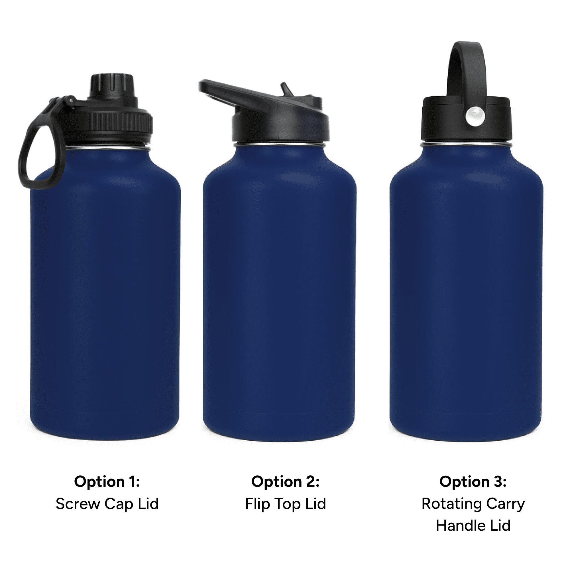 LAPEN 1800ml Vacuum Bottle - 3 Different Lid Options