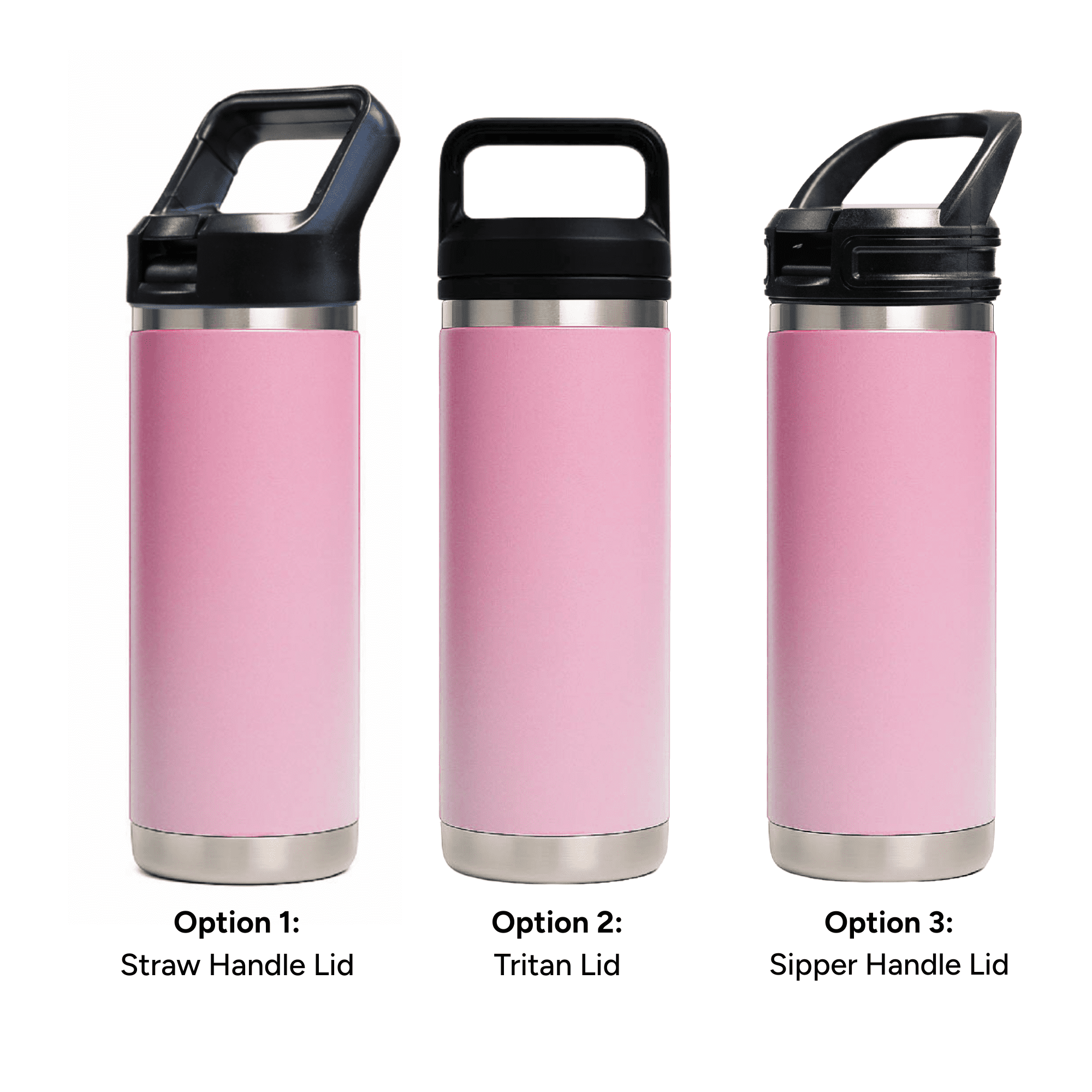 HYDRO - 532ml Vacuum Bottle - 3 Different Lid Options