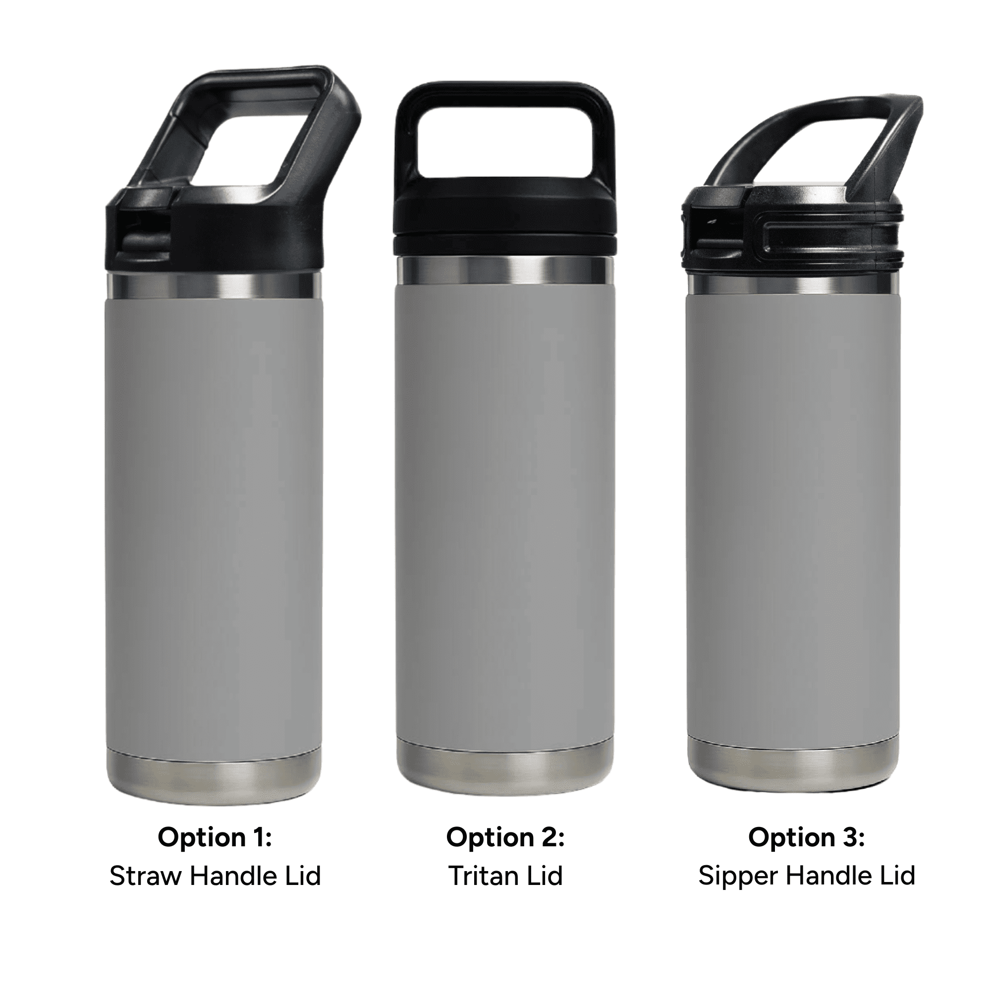 HYDRO - 532ml Vacuum Bottle - 3 Different Lid Options